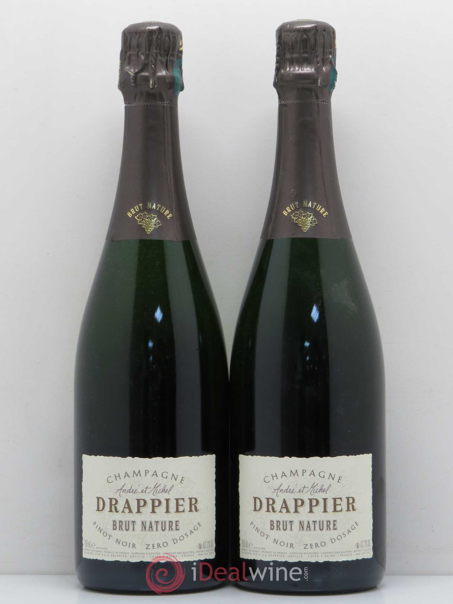 Brut Nature Drappier - Lot de 2 bouteilles - 0