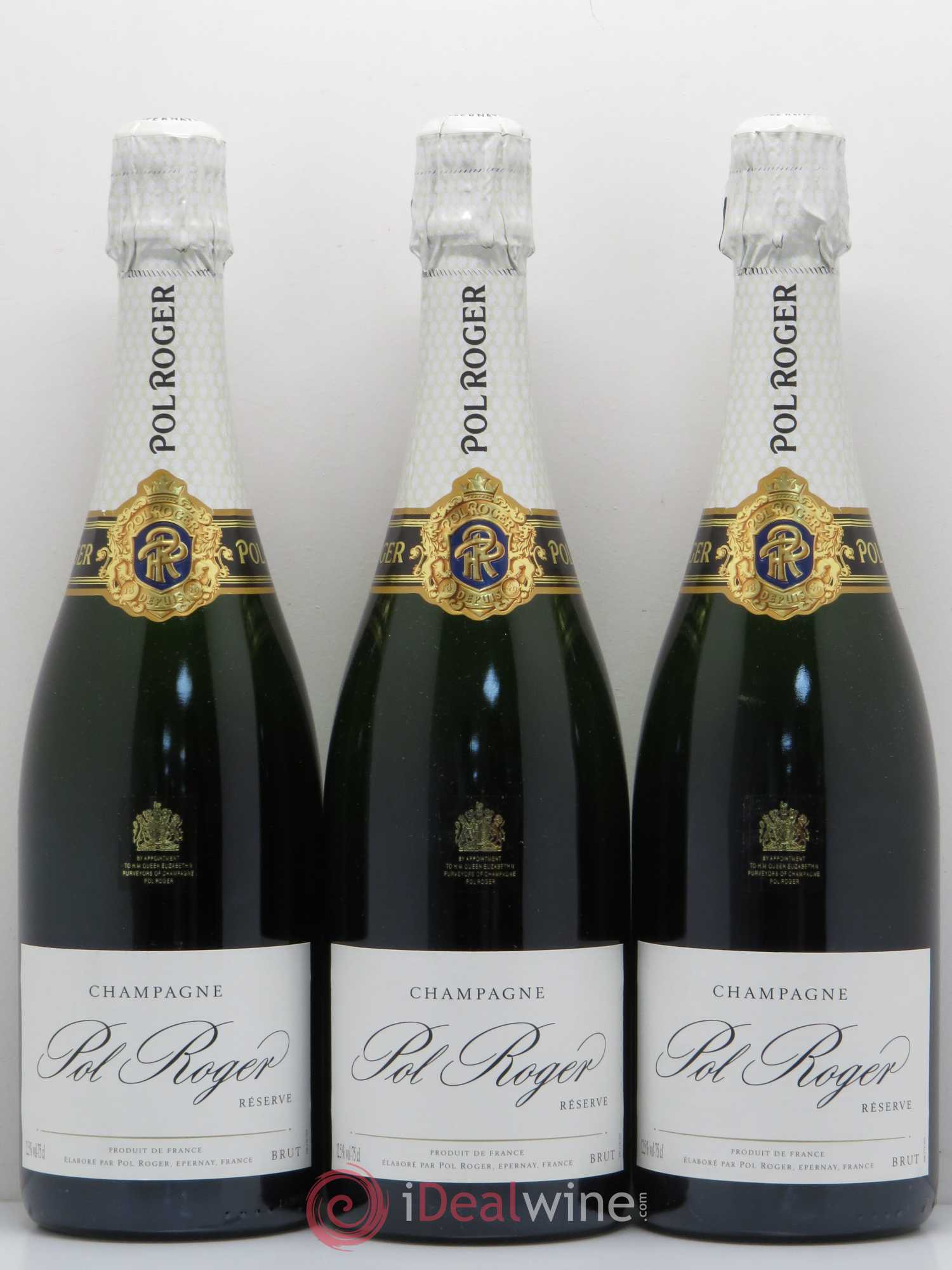 Brut Réserve Pol Roger - Lot de 3 bouteilles - 0