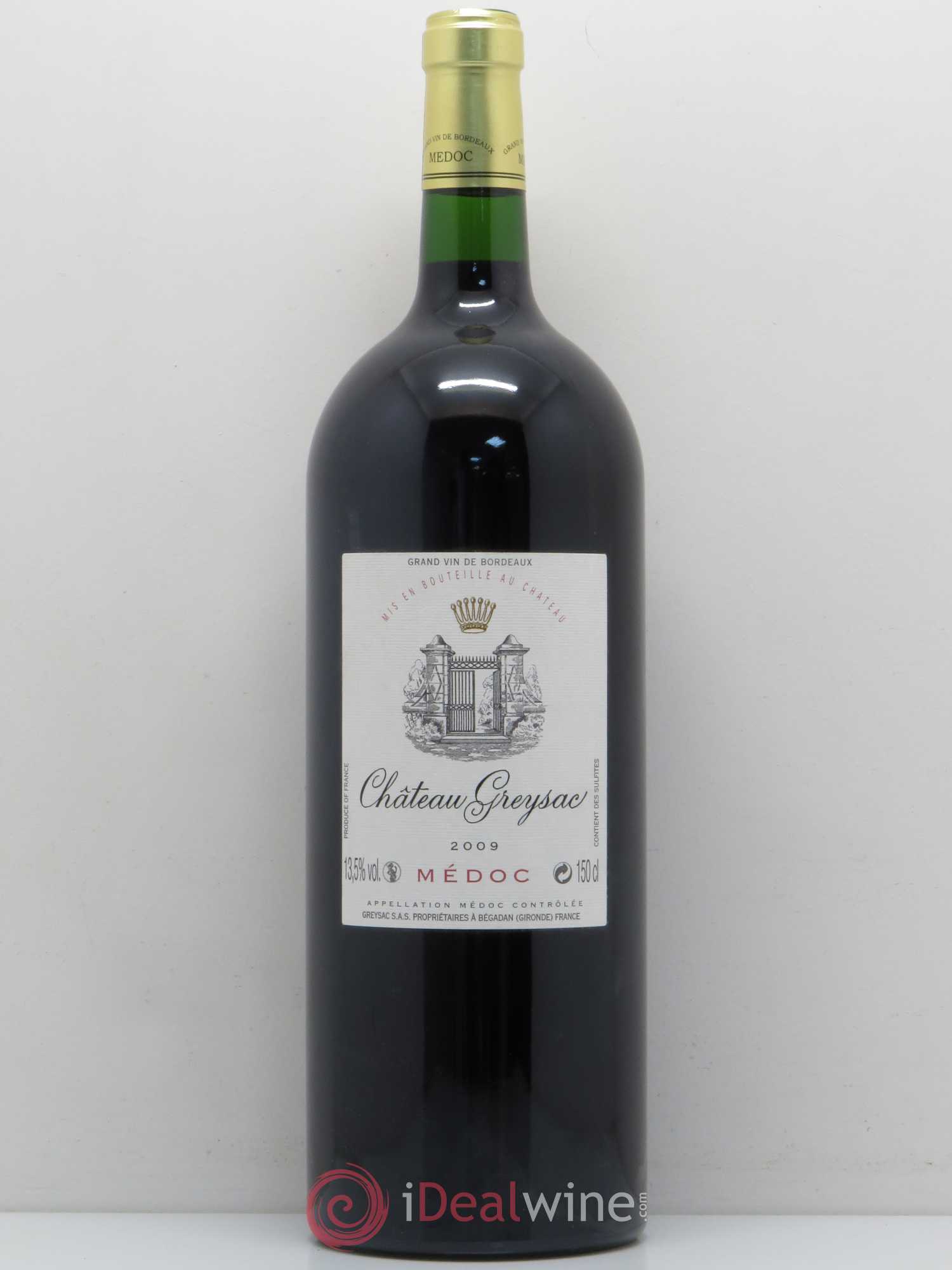 Château Greysac Cru Bourgeois 2009 - Lot de 1 magnum - 0
