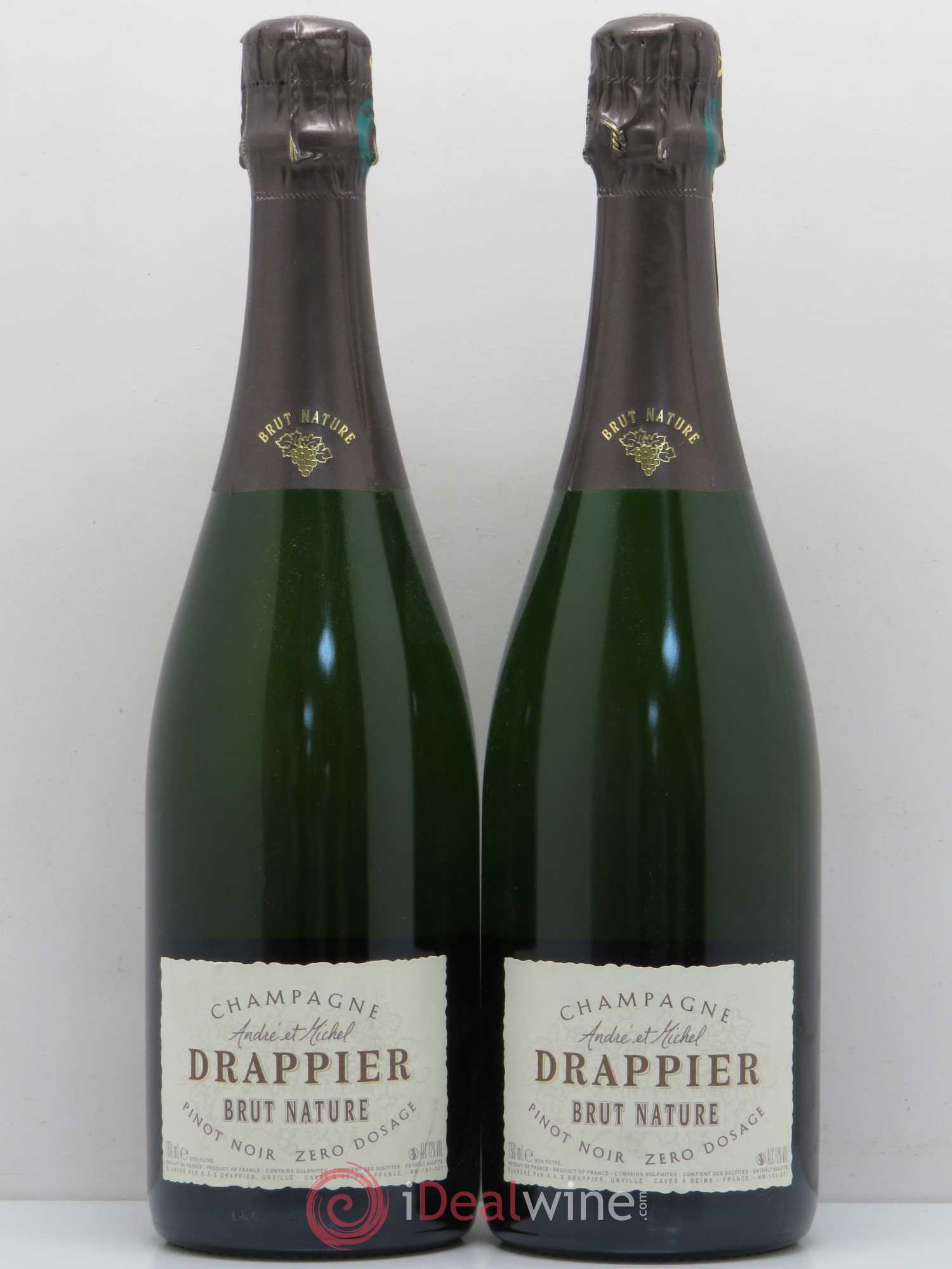Brut Nature Drappier - Lot de 2 bouteilles - 0