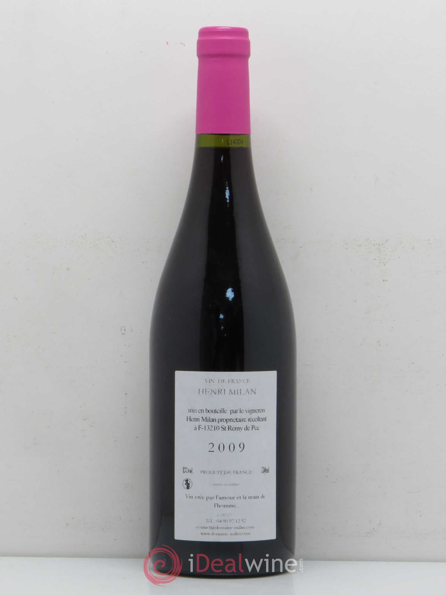 Vin de France Le Vallon Henri Milan 2009 - Lot de 1 bouteille - 1