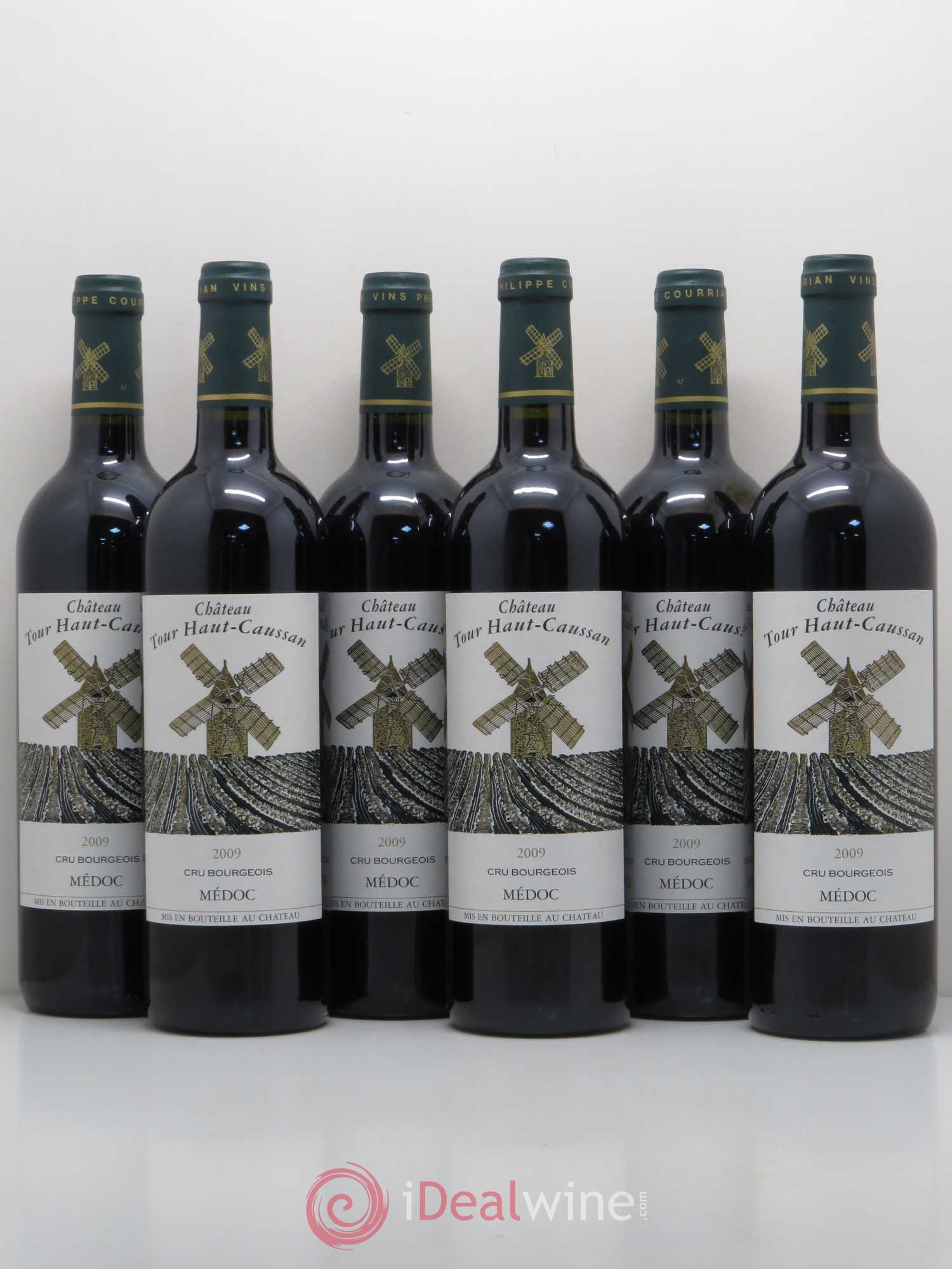 Château Tour Haut-Caussan Cru Bourgeois 2009 - Lot de 6 bouteilles - 0