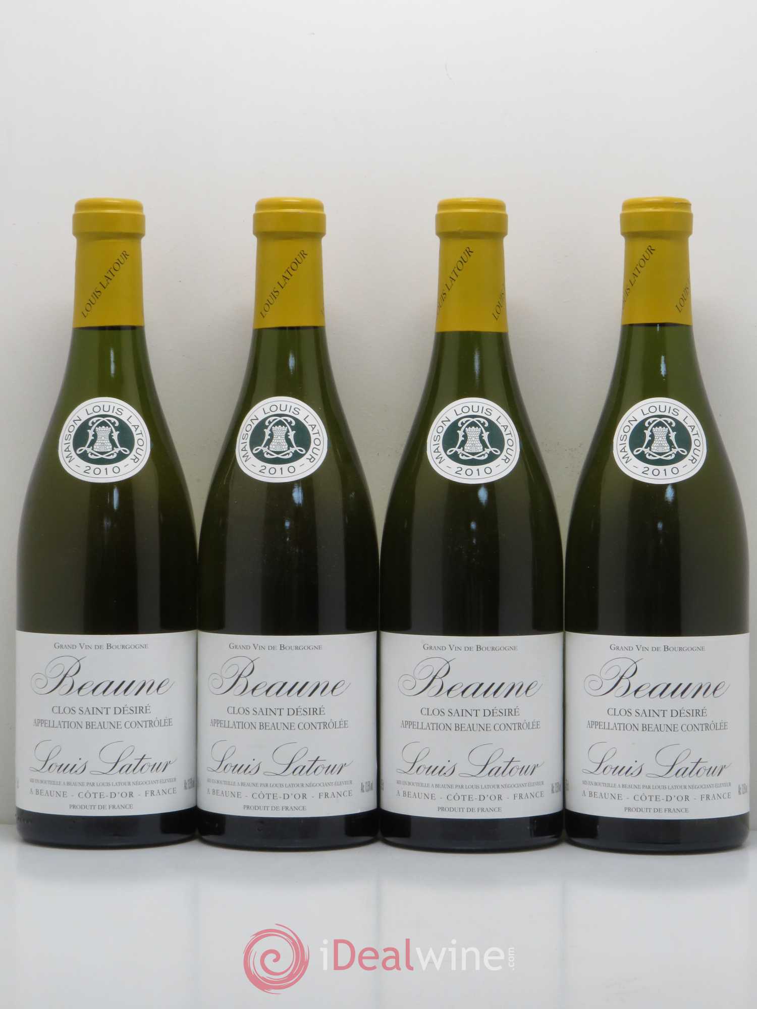 Beaune Clos Saint-Désiré Louis Latour 2010 - Lot de 4 bouteilles - 0