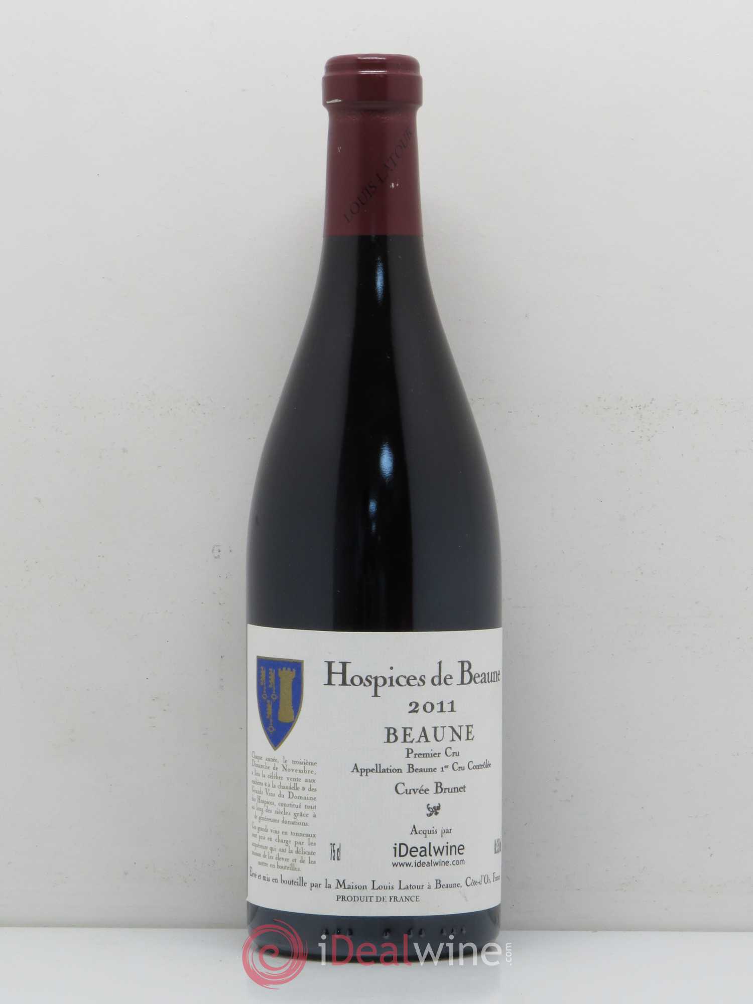 Beaune 1er Cru Cuvée Brunet Hospices de Beaune Maison Louis Latour 2011 - Posten von 1 Flasche - 0