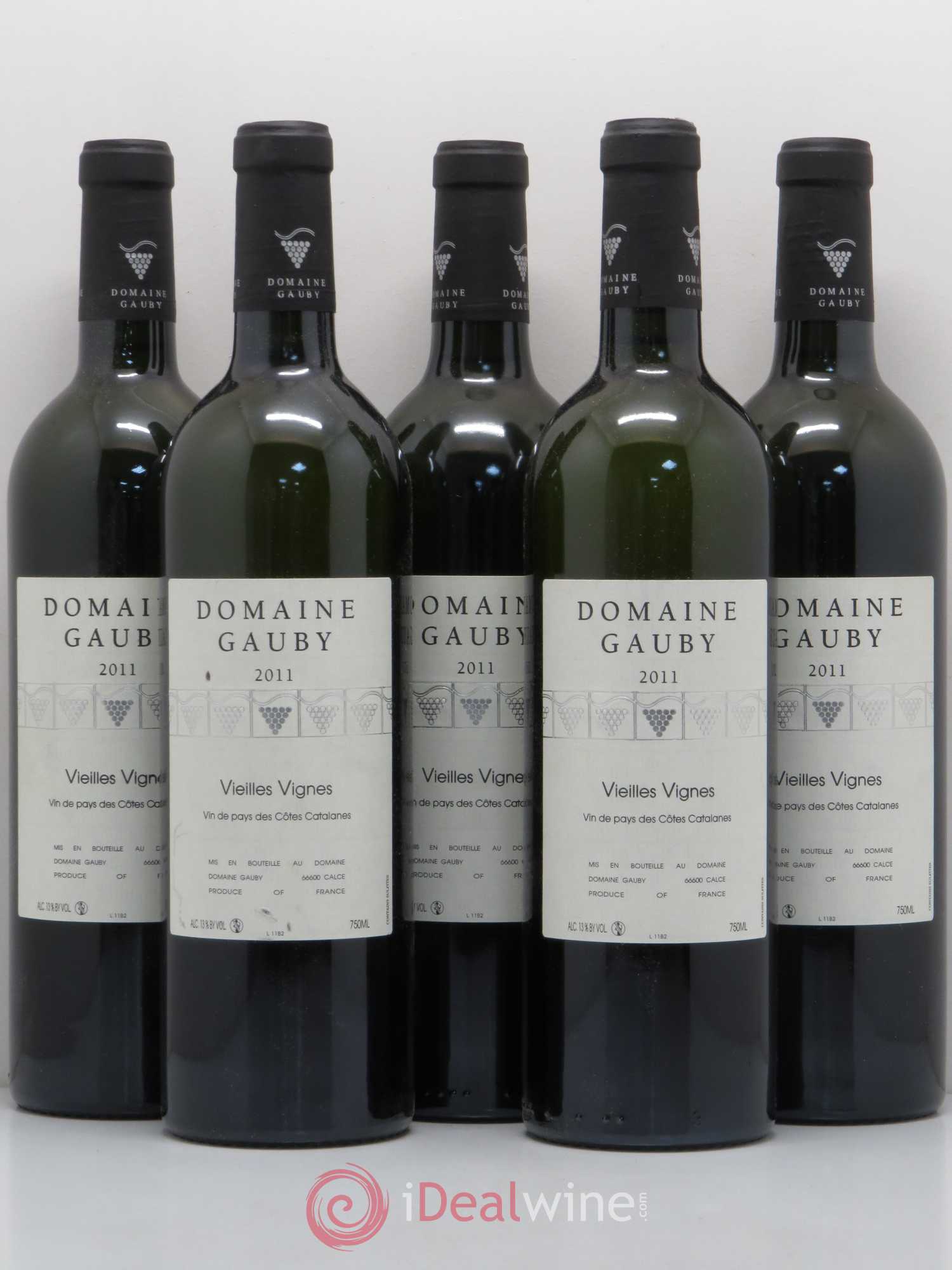 Côtes Catalanes Vieilles vignes Gauby (Domaine) 2011 - Lot de 5 bouteilles - 0