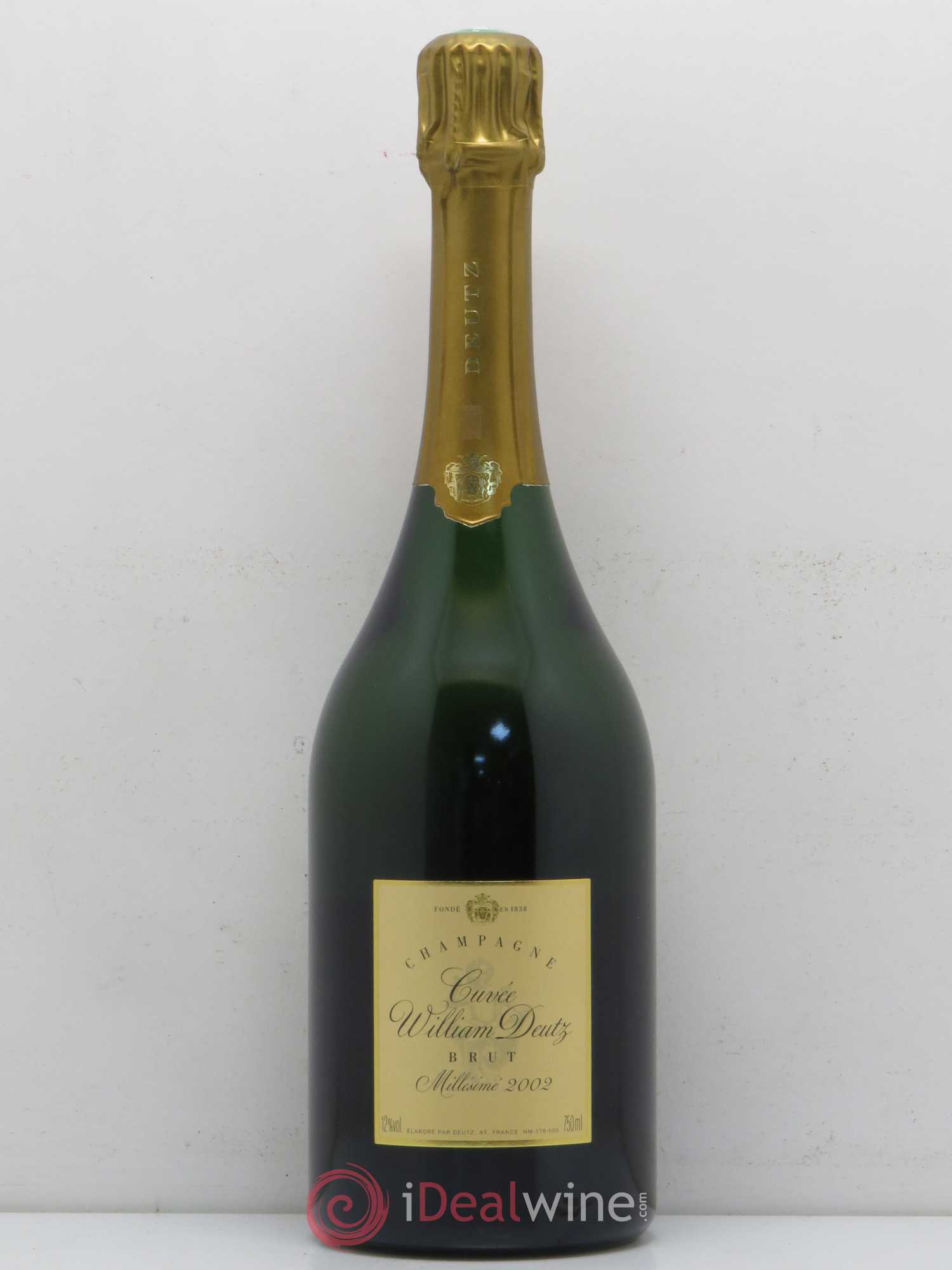 Cuvée William Deutz Deutz 2002 - Lot de 1 bouteille - 0