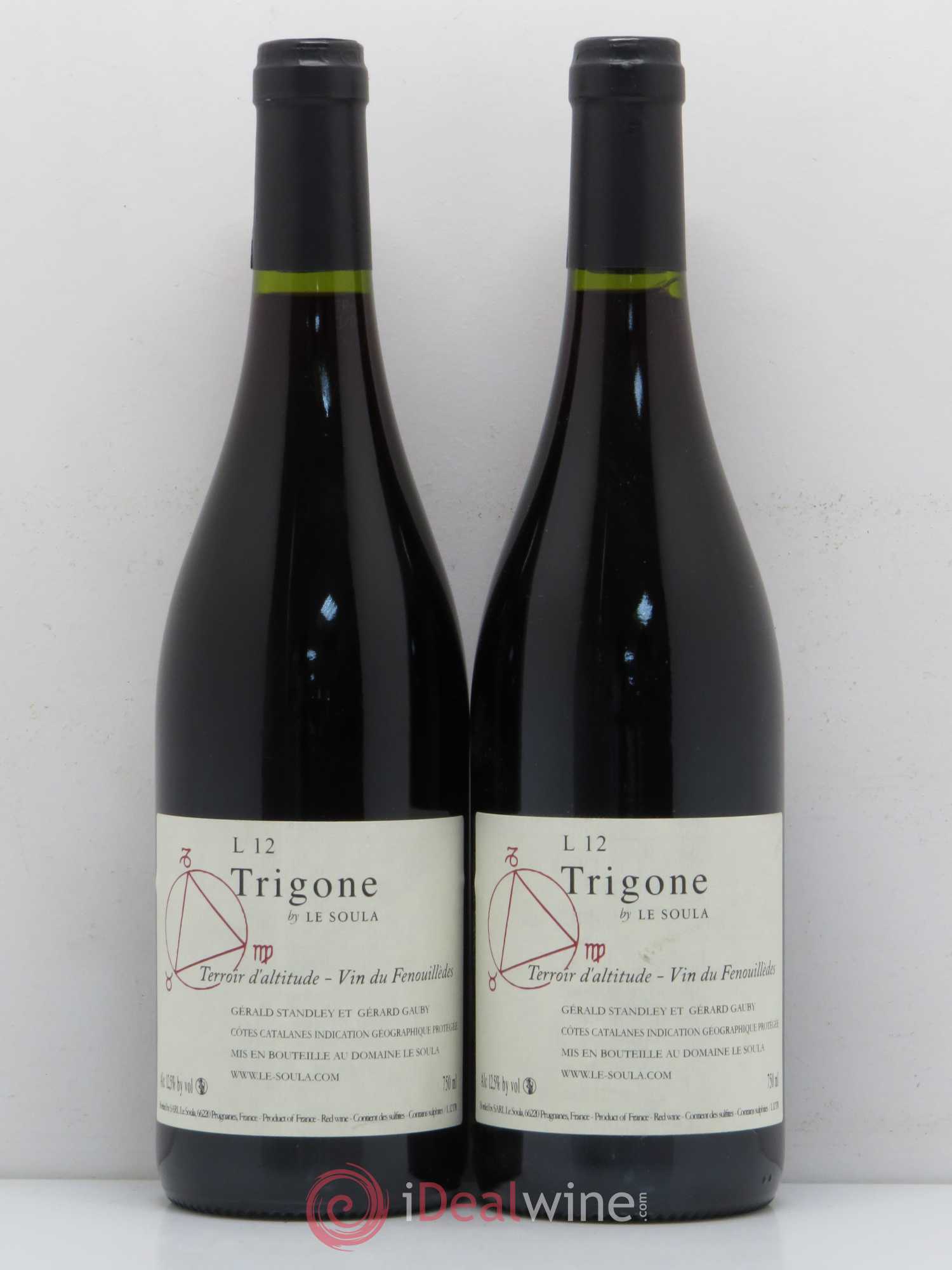 Côtes Catalanes Le Soula Trigone 2012 - Lot de 2 bouteilles - 0