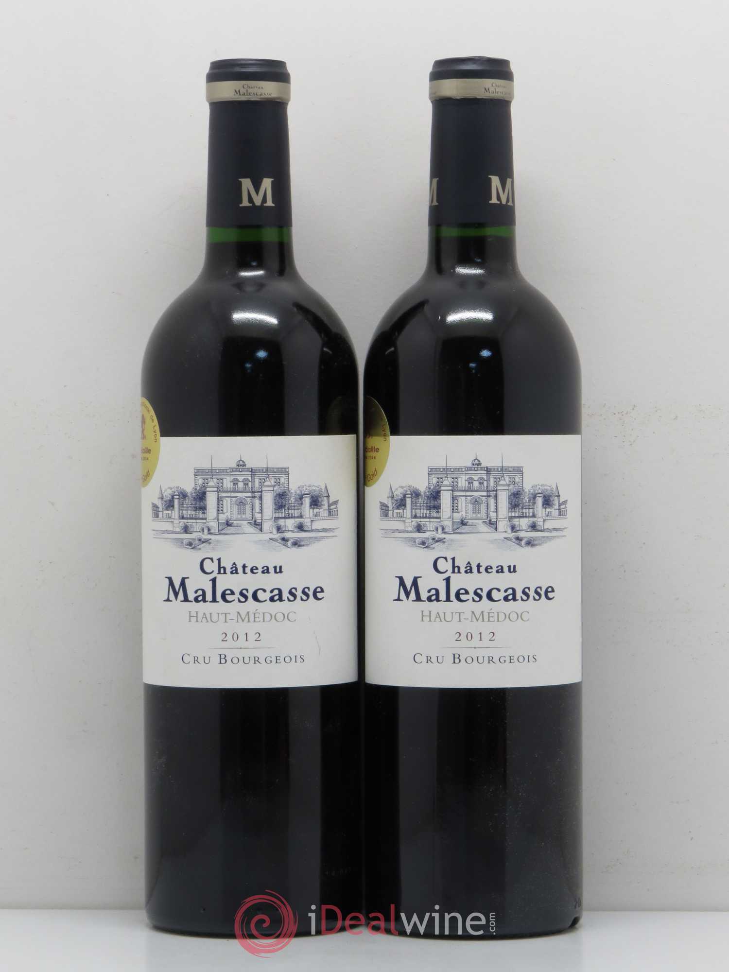 Château Malescasse Cru Bourgeois Exceptionnel 2012 - Lot de 2 bouteilles - 0
