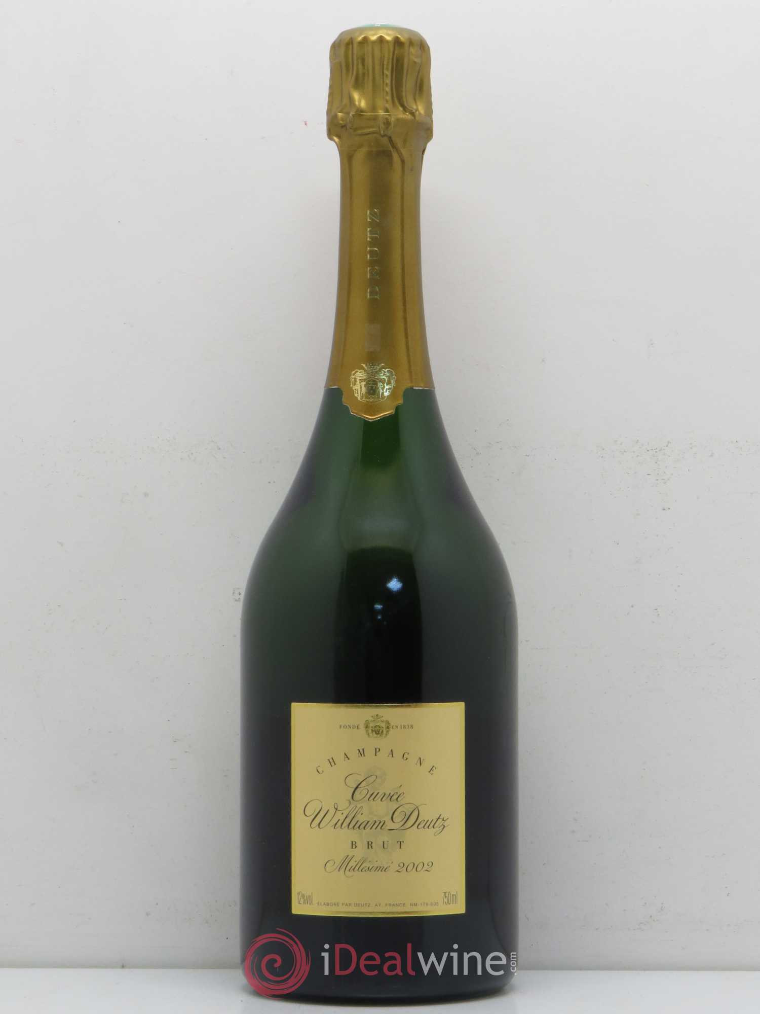 Cuvée William Deutz Deutz 2002 - Lot de 1 bouteille - 0