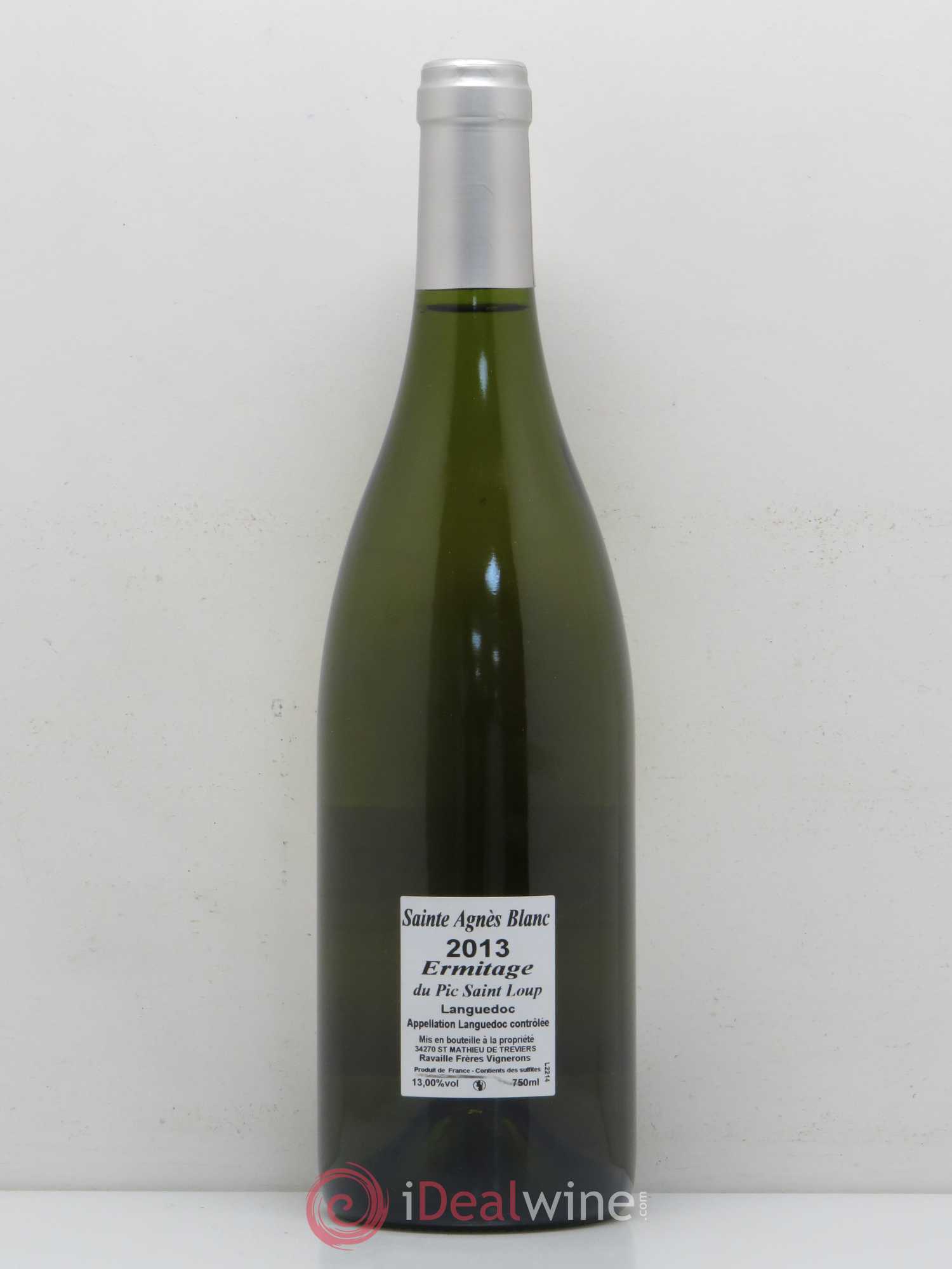 Languedoc Héritage du Pic Saint-Loup (anciennement Ermitage) Cuvée Sainte Agnès 2013 - Lot de 1 bouteille - 1