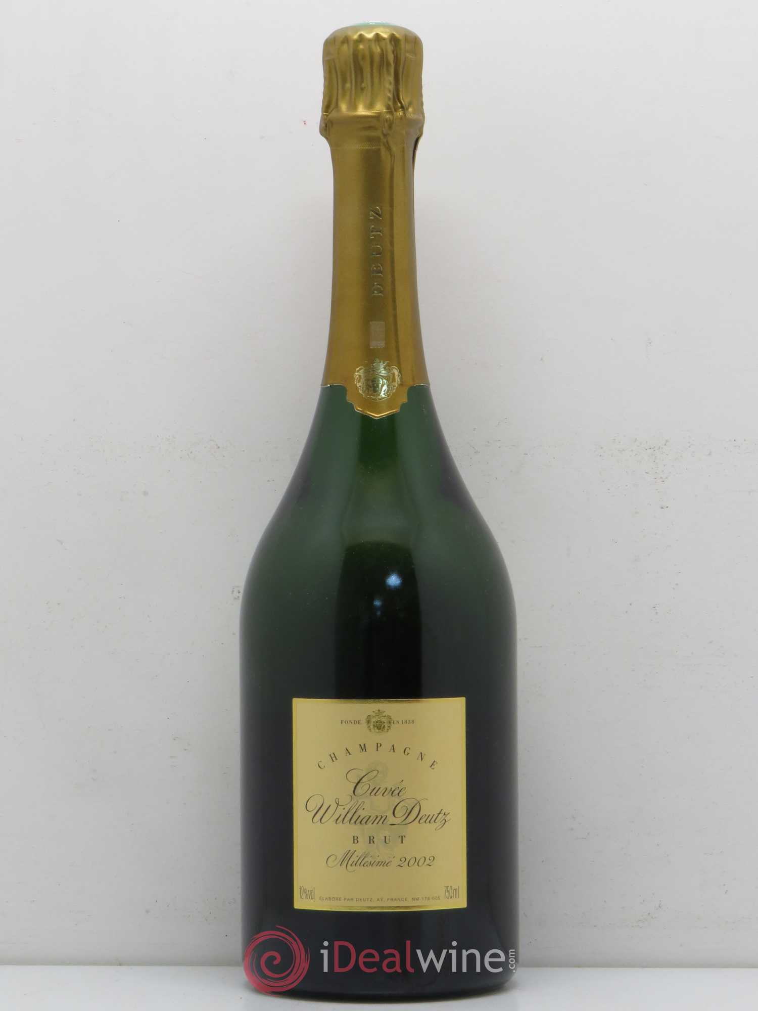 Cuvée William Deutz Deutz 2002 - Lot de 1 bouteille - 0