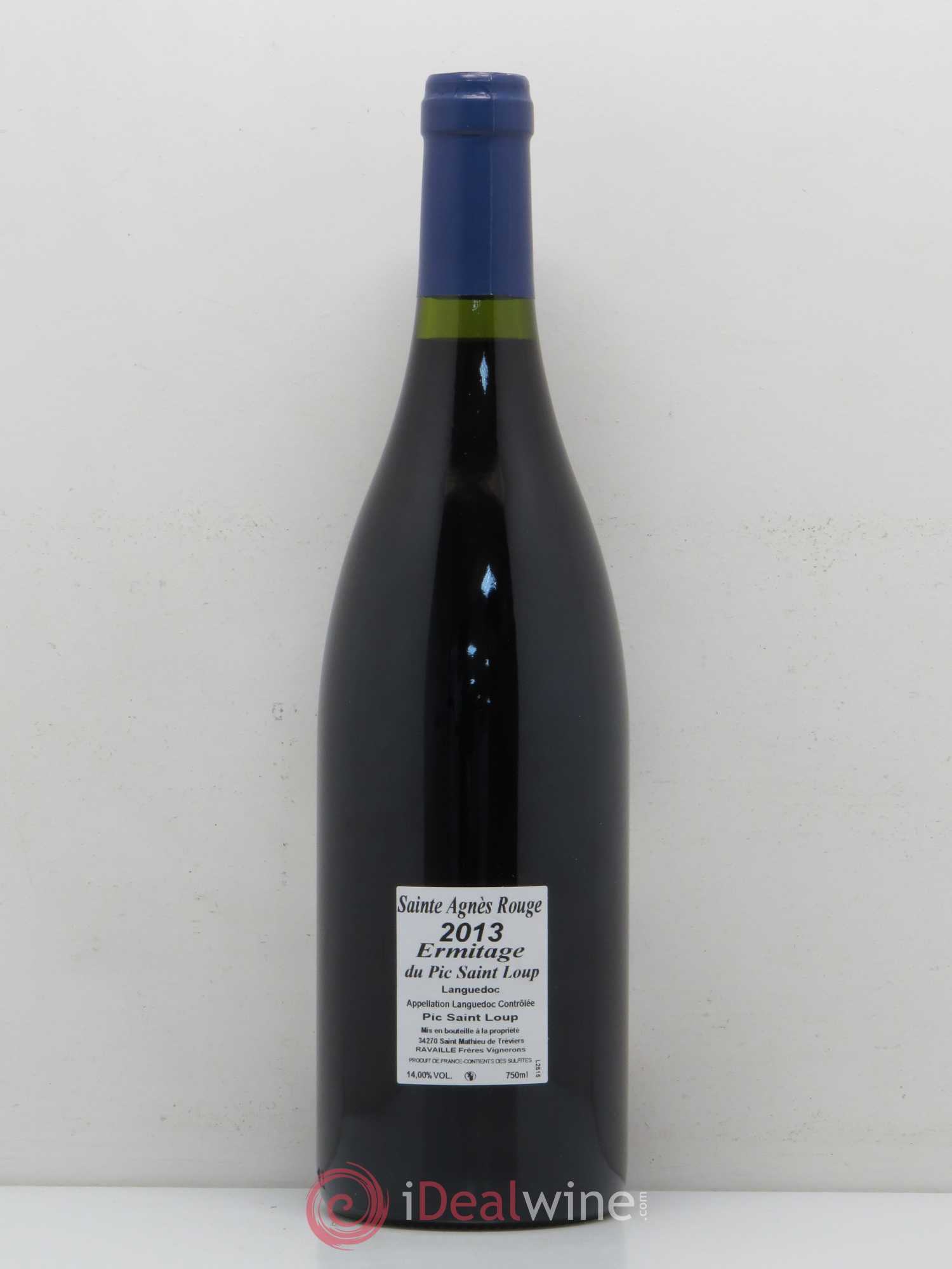Pic Saint-Loup Héritage du Pic Saint-Loup (anciennement Ermitage) Cuvée Sainte Agnès 2013 - Lot de 1 bouteille - 1