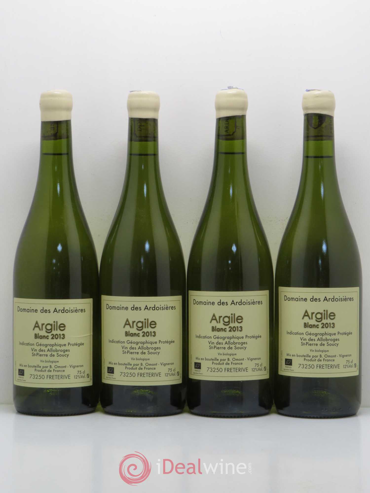 Vin des Allobroges Saint-Pierre-de-Soucy Argile Ardoisières (Domaine des) 2013 - Lot de 4 bouteilles - 0
