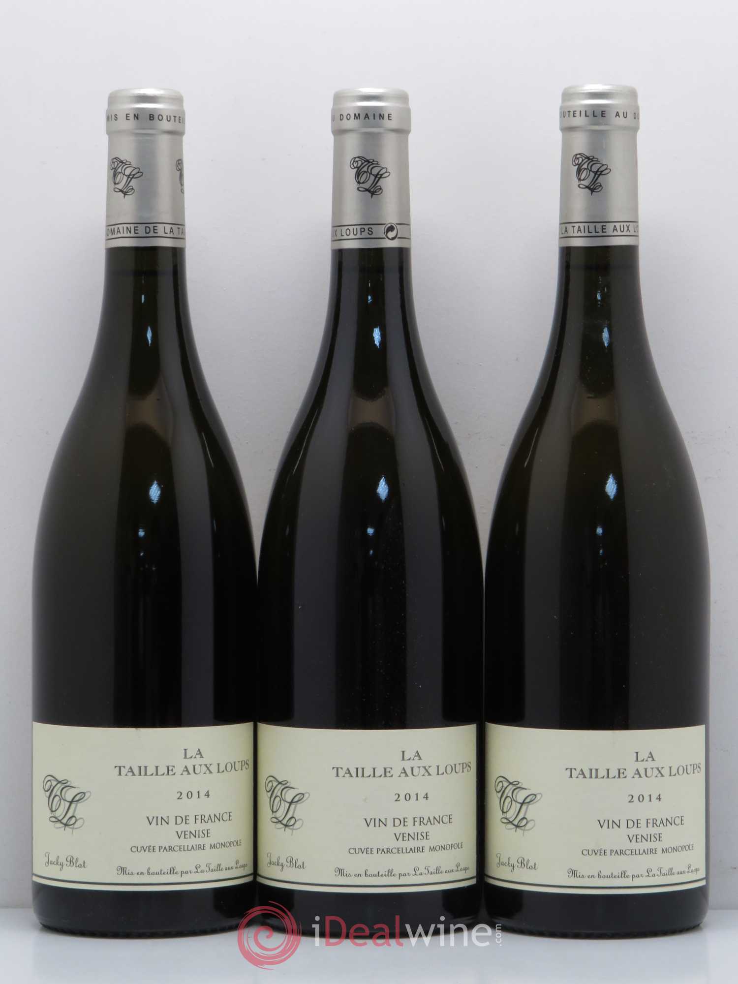 Vin de France Venise La Taille aux Loups - Jacky Blot 2014 - Lot de 3 bouteilles - 0