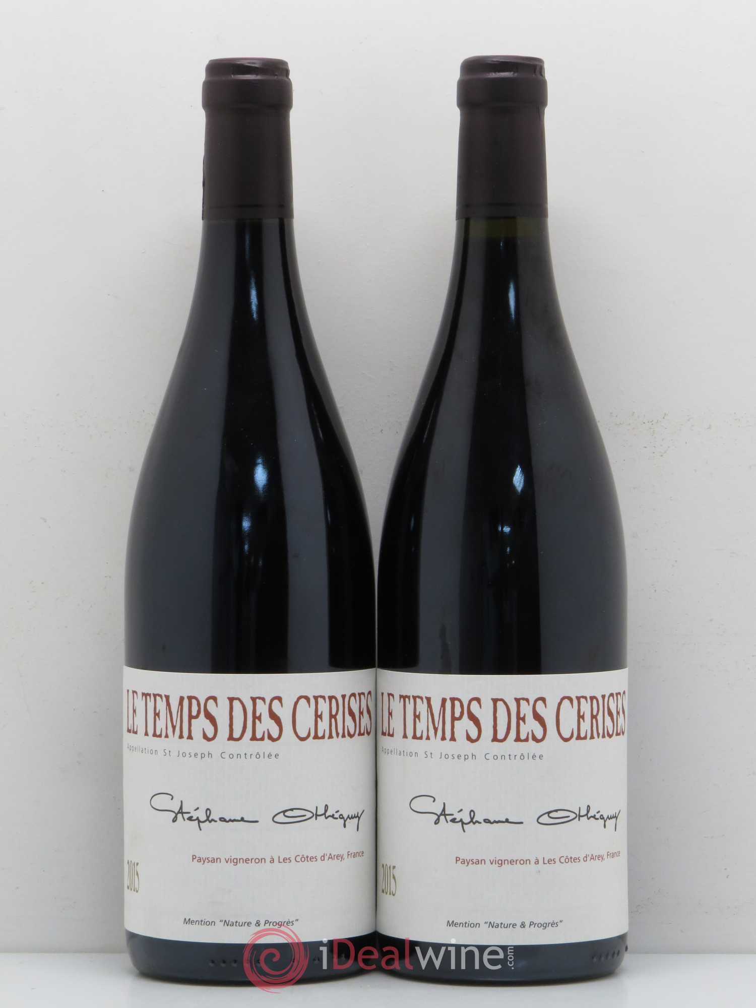 Saint-Joseph Le Temps des Cerises Stéphane Othéguy Le Temps des Cerises Domaine Otheguy 2015 - Posten von 2 Flaschen - 0