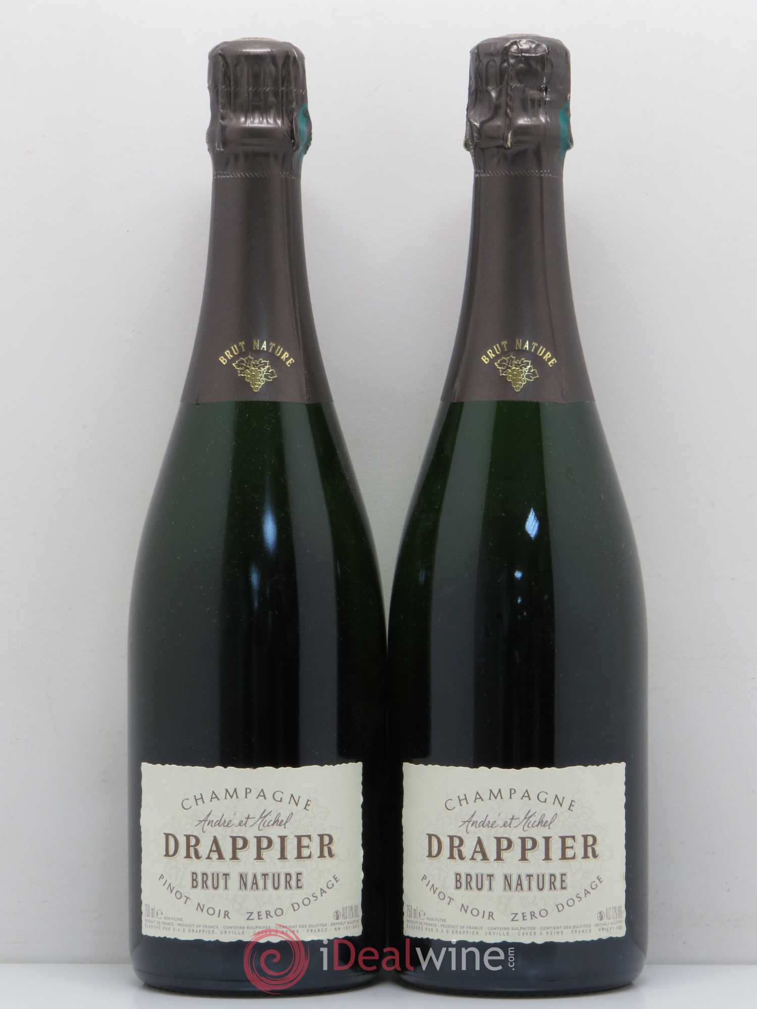 Brut Nature Drappier Zéro Dosage - Lot de 2 bouteilles - 0