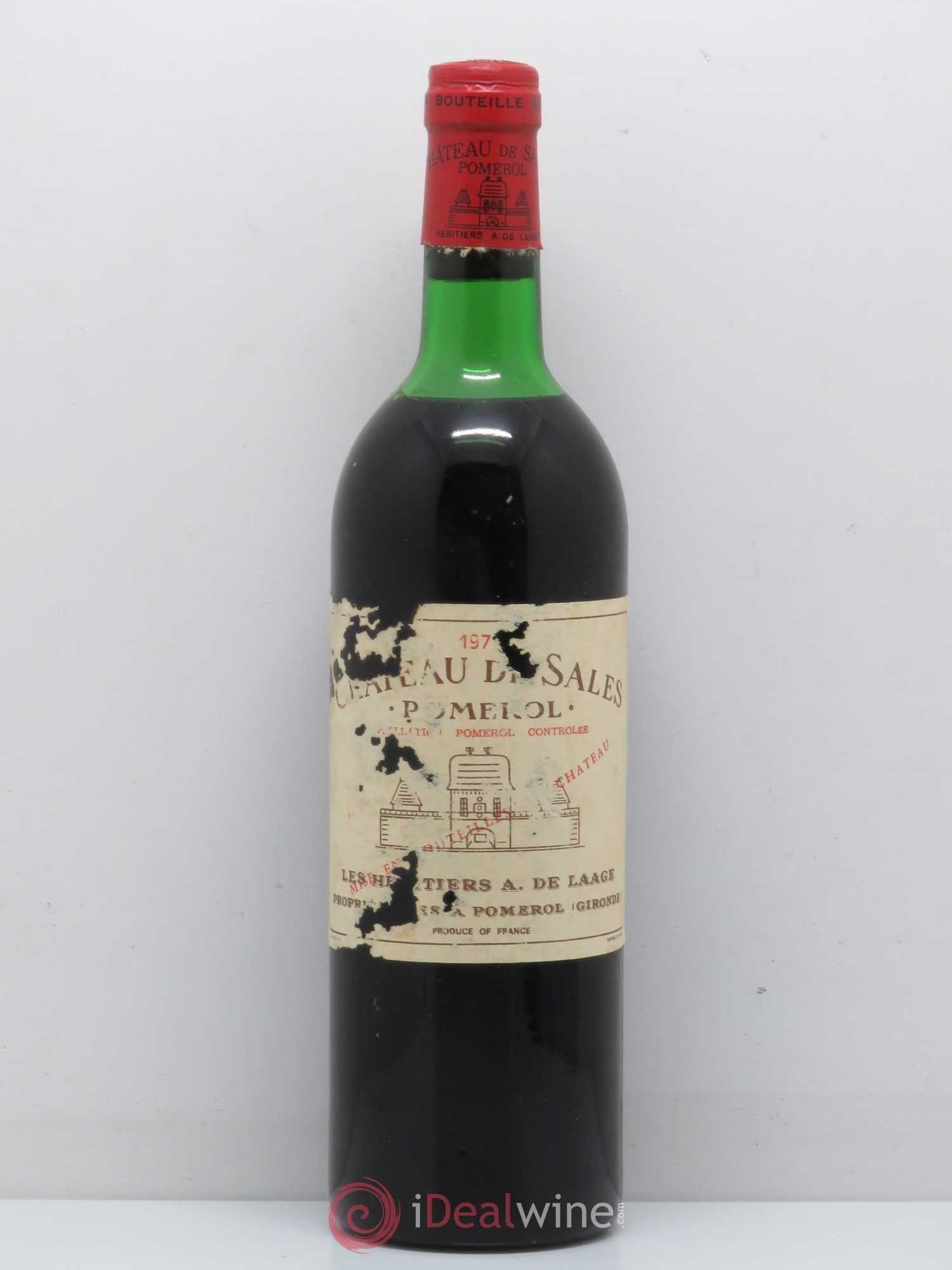 Château de Sales 1977 - Lot de 1 bouteille - 0