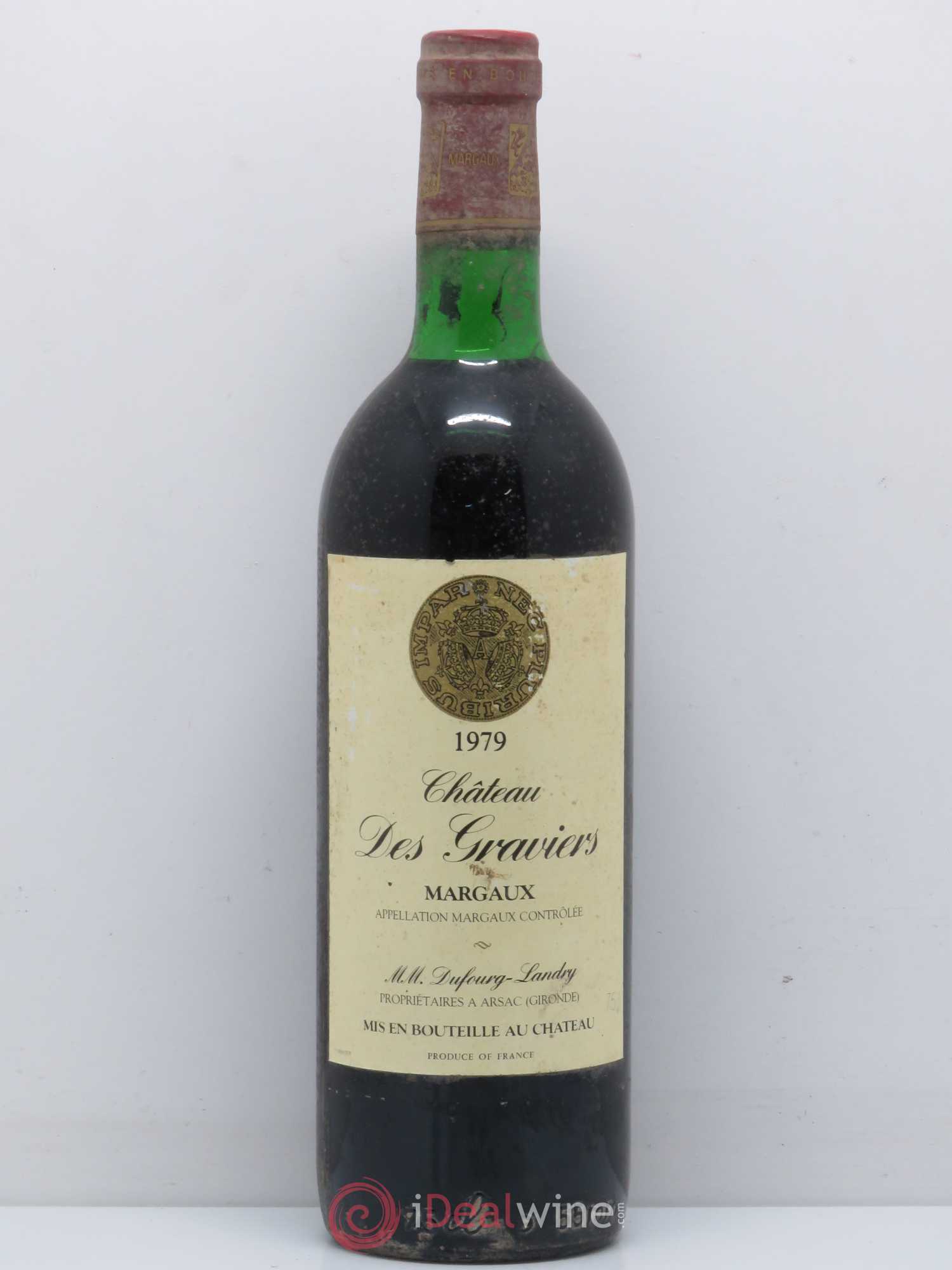 Bordeaux Château Les Graviers Margaux (sans prix de réserve) 1979 - Posten von 1 Flasche - 0