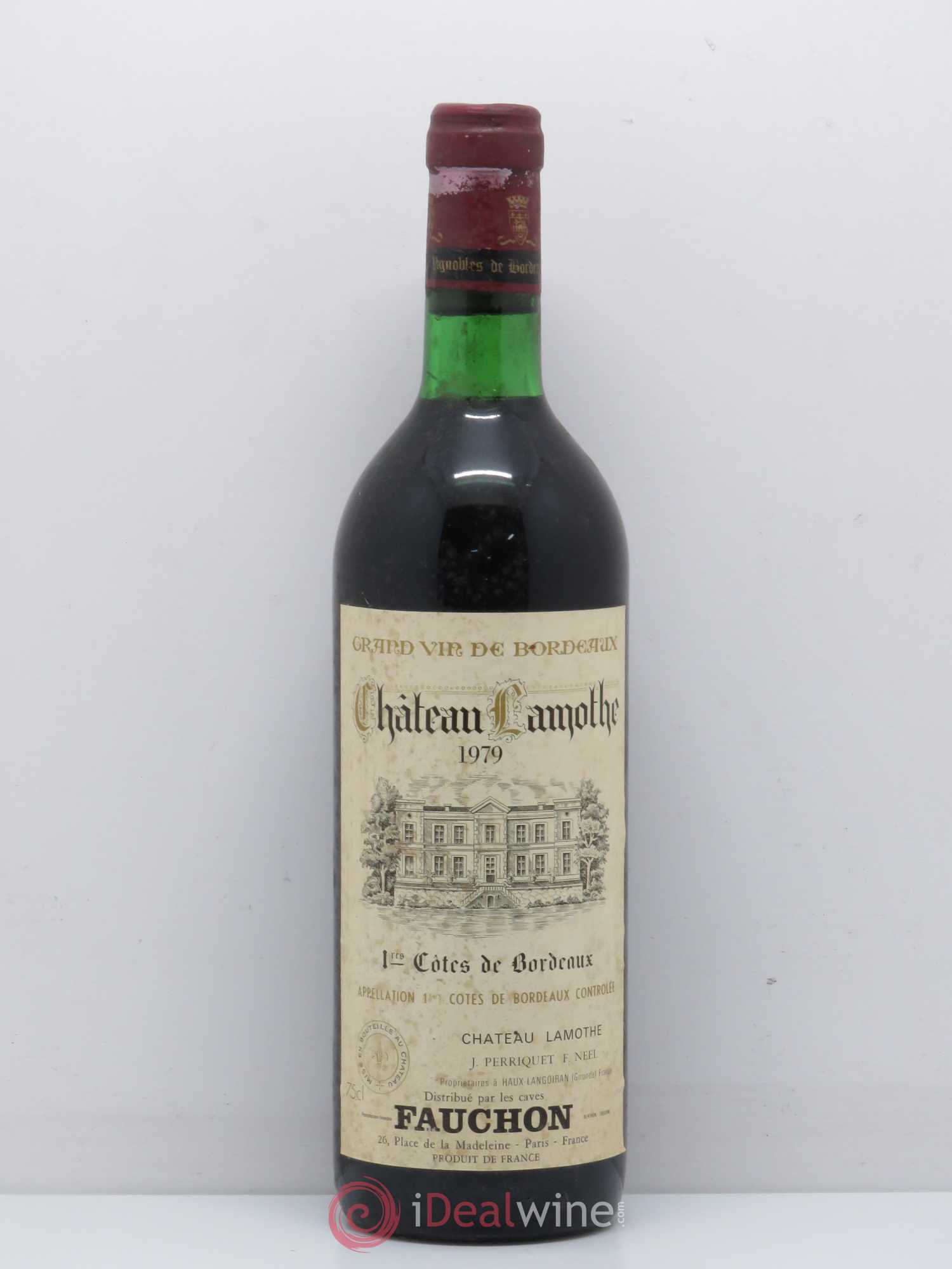 Premières Côtes de Bordeaux Château Lamothe (sans prix de réserve) 1979 - Posten von 1 Flasche - 0
