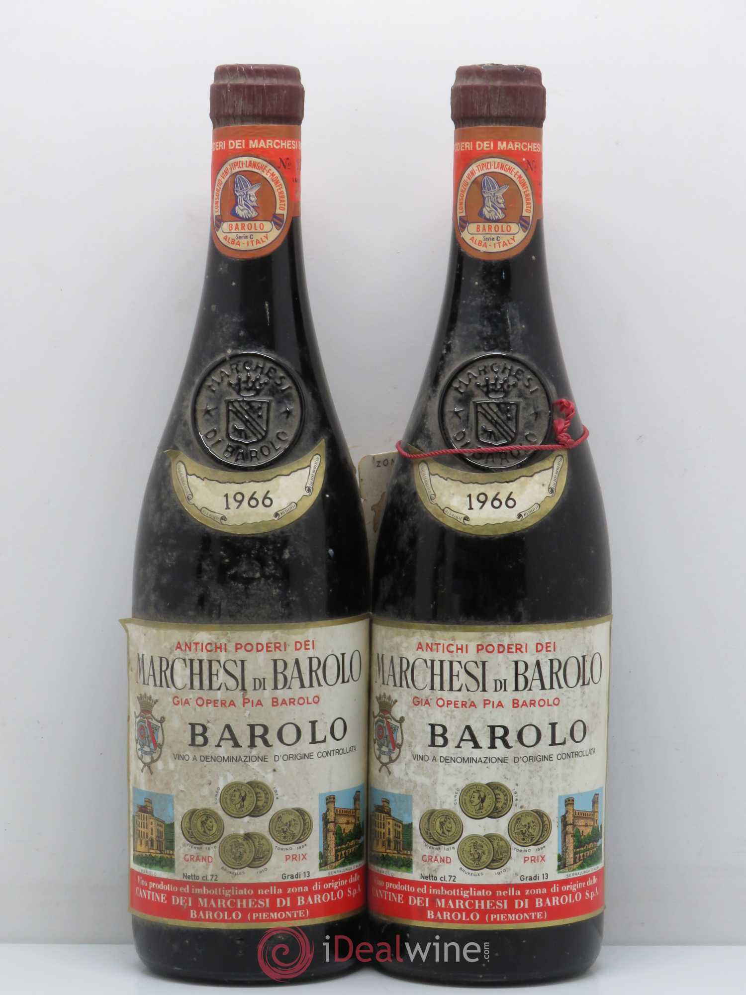Barolo 1966 - Posten von 2 Flaschen - 0