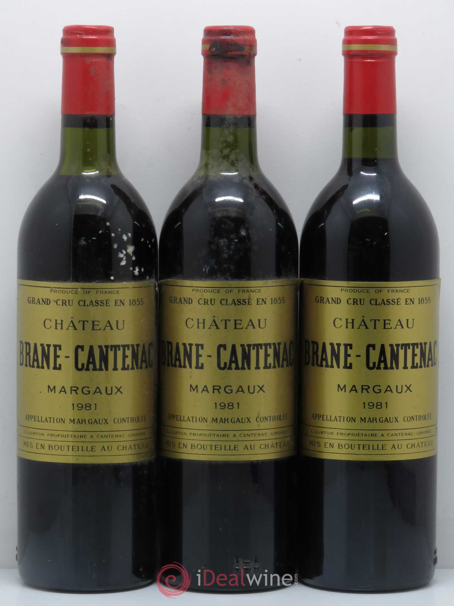 Château Brane Cantenac 2ème Grand Cru Classé 1981 - Lot de 6 bouteilles - 2