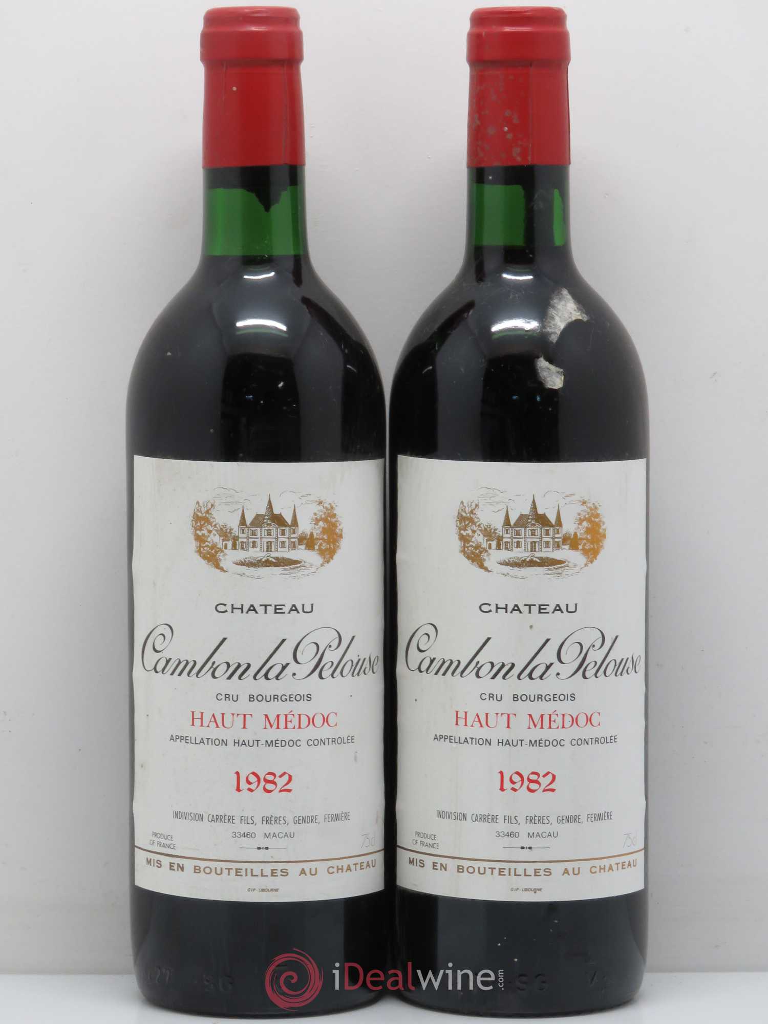 Haut Médoc Château Cambon la Pelouse 1982 - Posten von 2 Flaschen - 0