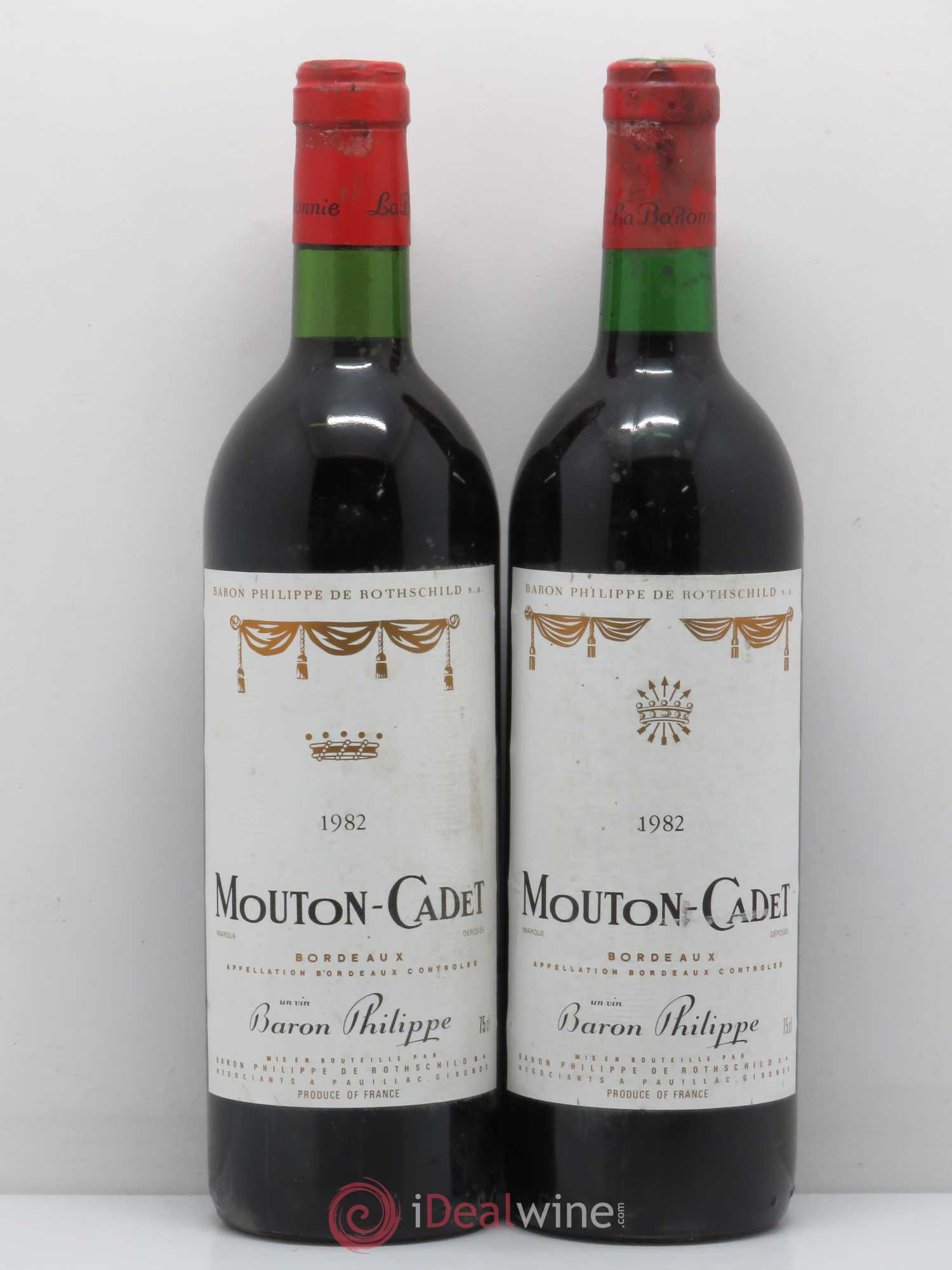 Château Mouton Cadet 1982 - Lot de 5 bouteilles - 2