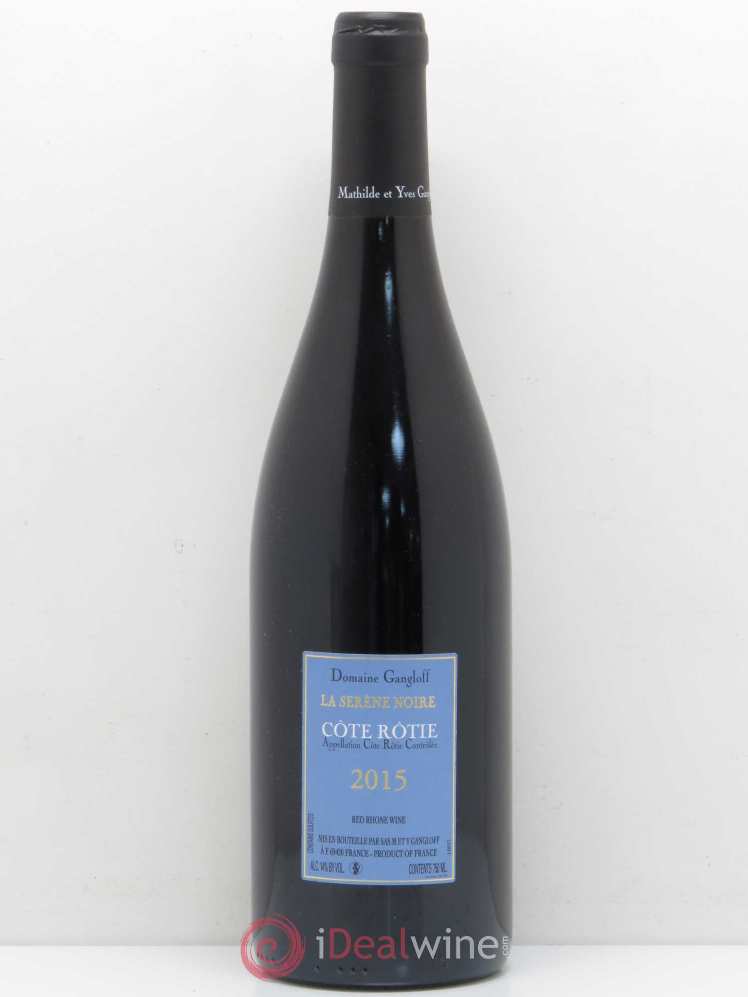 Côte-Rôtie La Sereine Noire Gangloff (Domaine) 2015 - Lot de 1 bouteille - 1