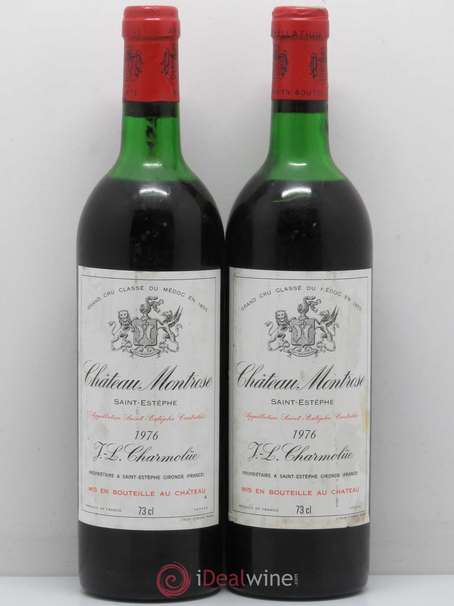 Château Montrose 2ème Grand Cru Classé 1976 - Lot de 2 bouteilles - 0