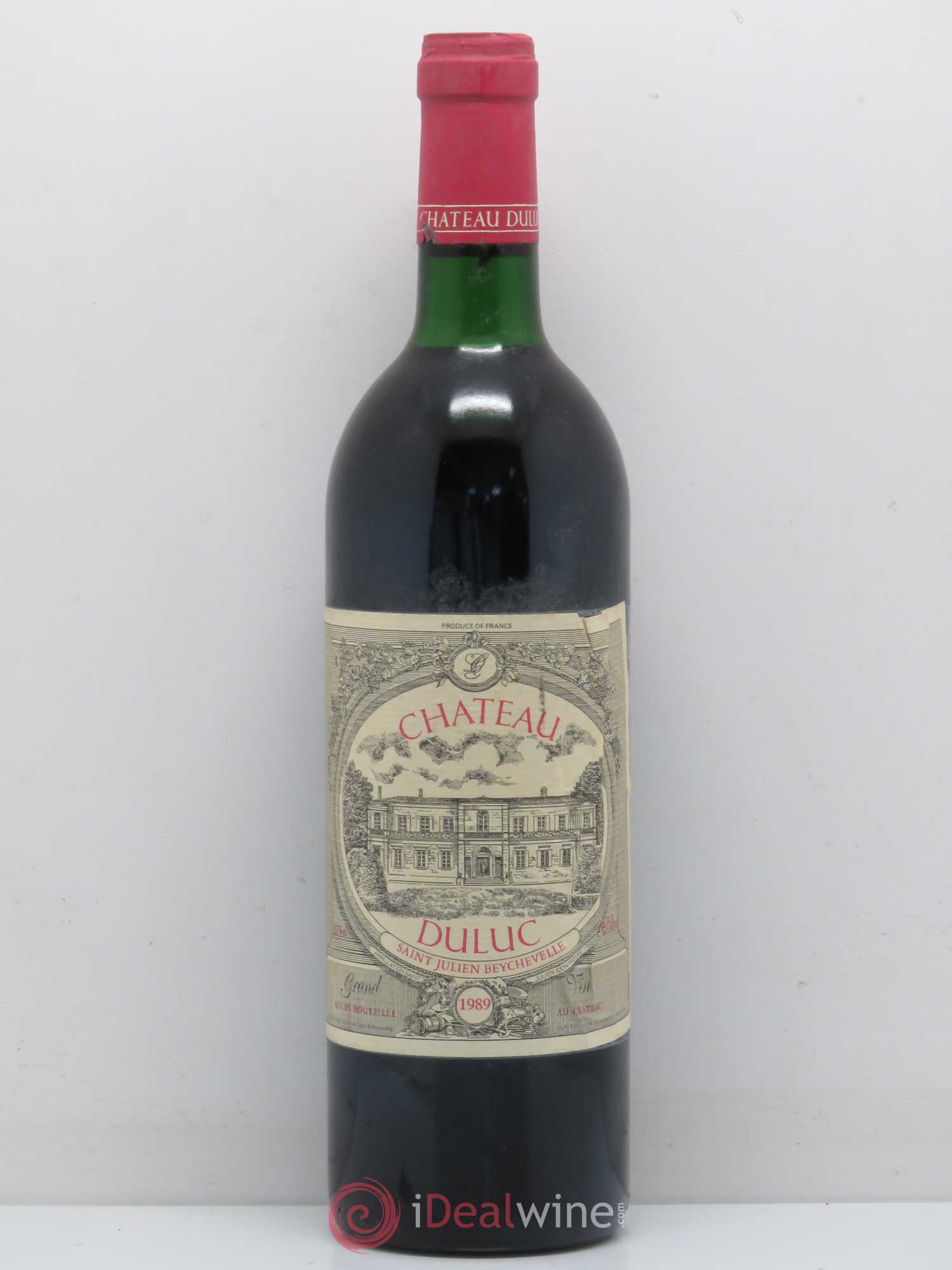 Duluc de Branaire Second Vin 1989 - Lot de 1 bouteille - 0