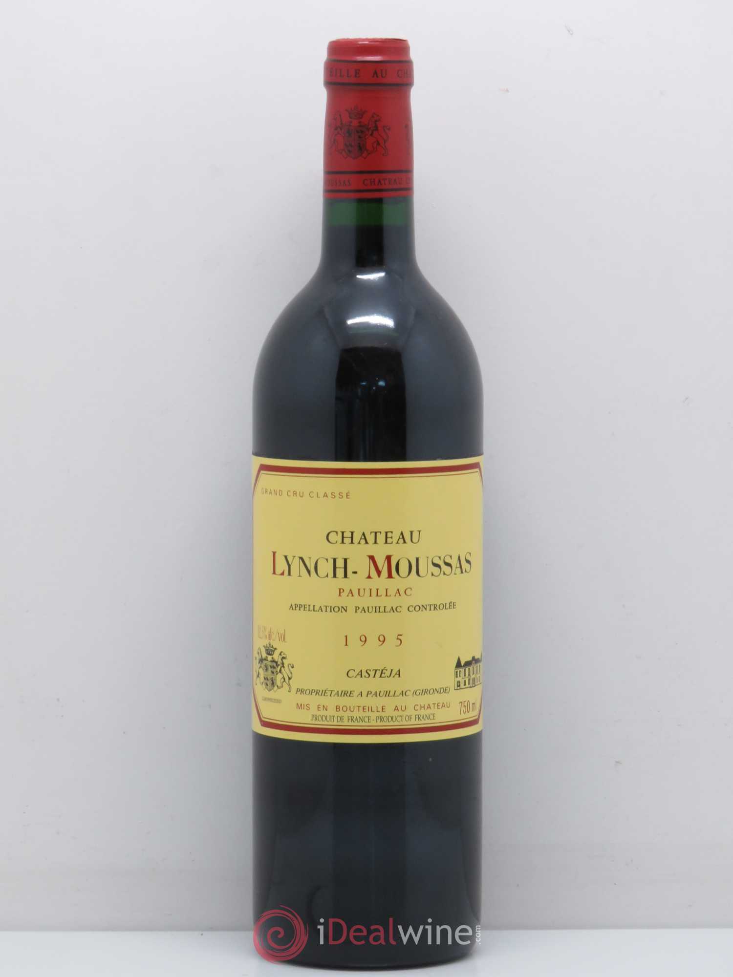 Château Lynch Moussas 5ème Grand Cru Classé 1995 - Lot de 1 bouteille - 0