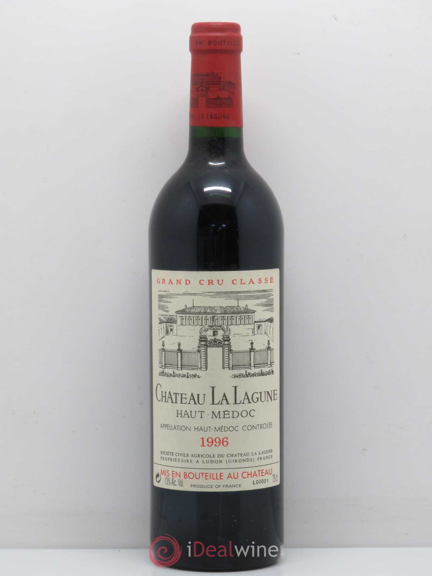 Château la Lagune 3ème Grand Cru Classé 1996 - Lot de 1 bouteille - 0