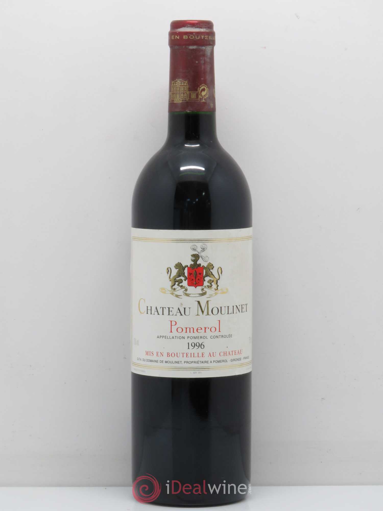 Château Moulinet 1996 - Lot de 1 bouteille - 0