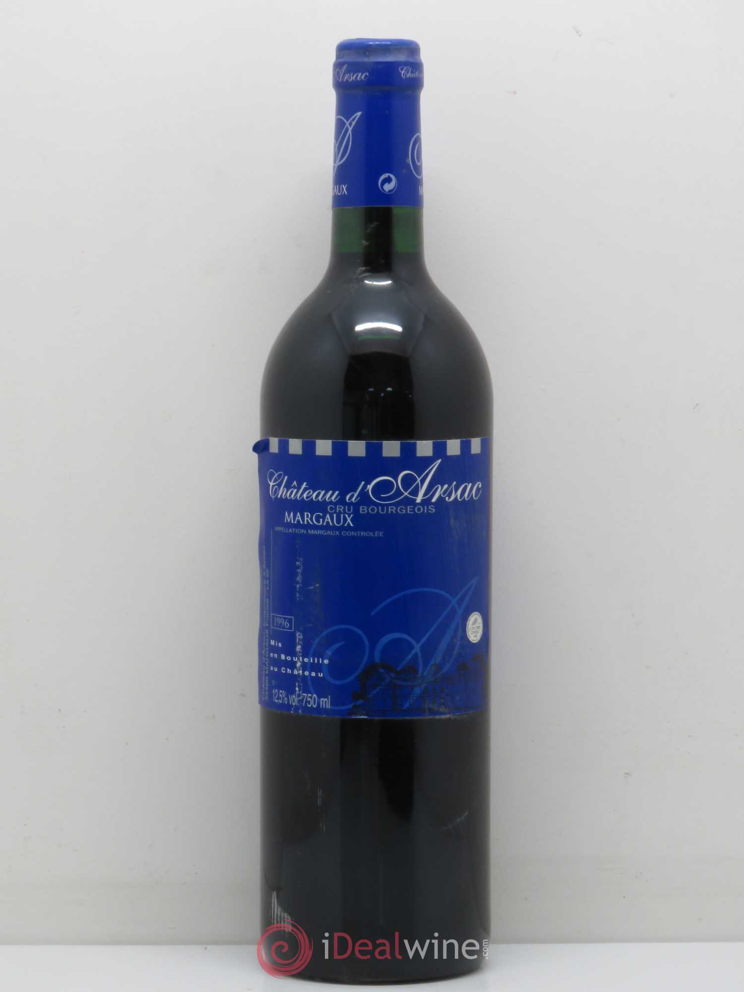 Château d' Arsac Cru Bourgeois 1996 - Lot de 1 bouteille - 0