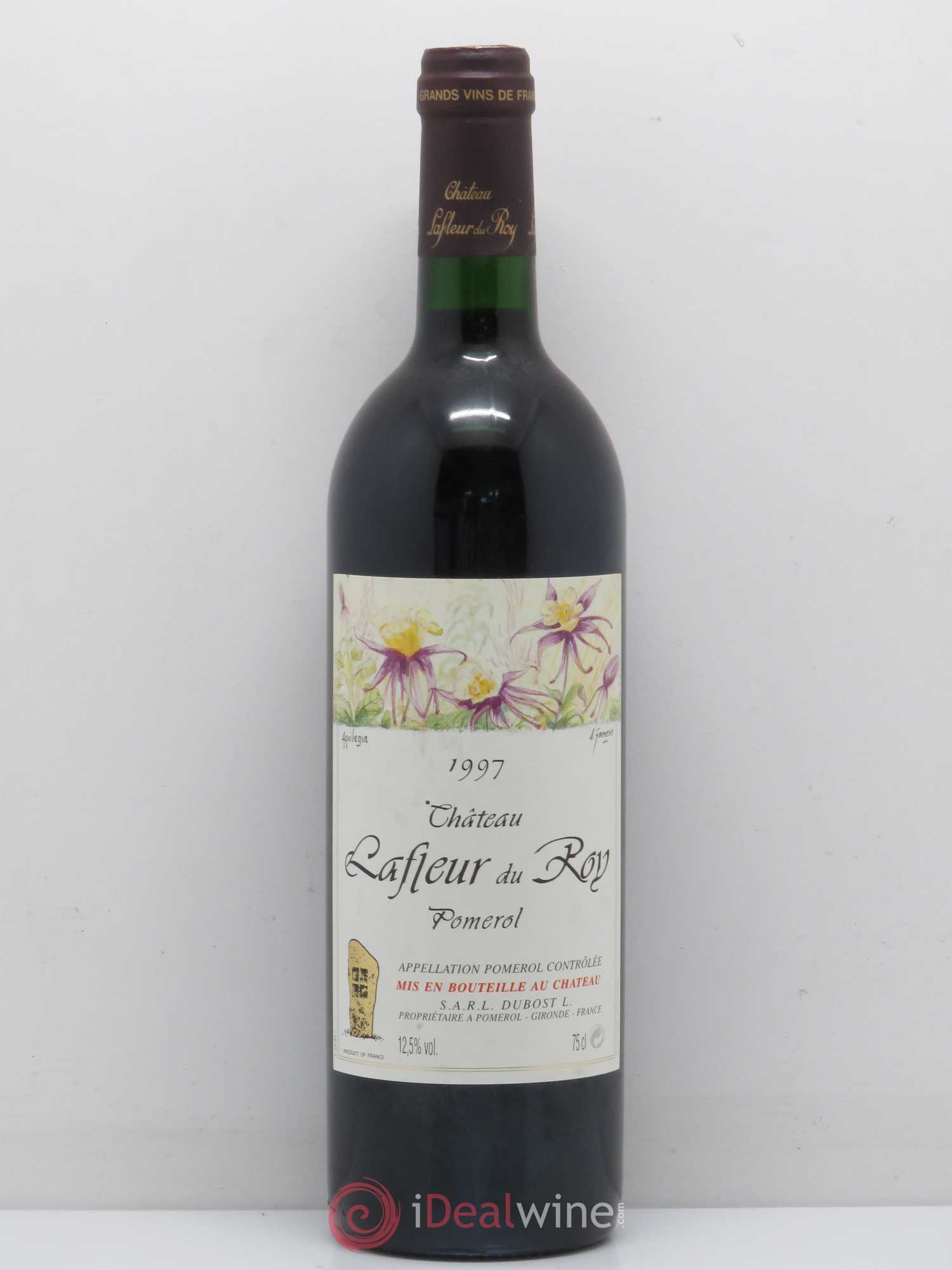 Bordeaux Pomerol La Fleur du Roy 1997 - Posten von 1 Flasche - 0