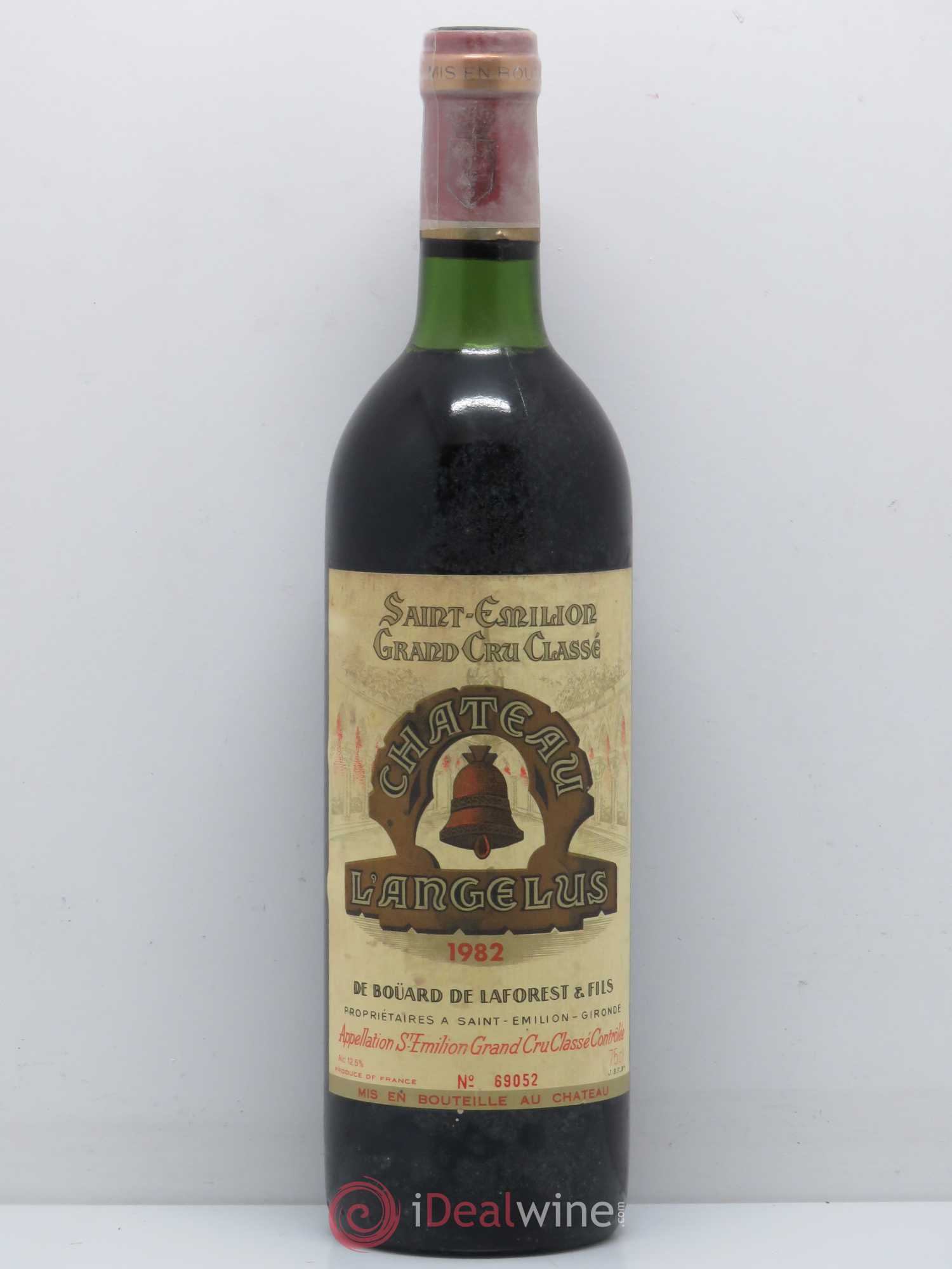 Château Angélus 1er Grand Cru Classé A 1982 - Lot de 1 bouteille - 0