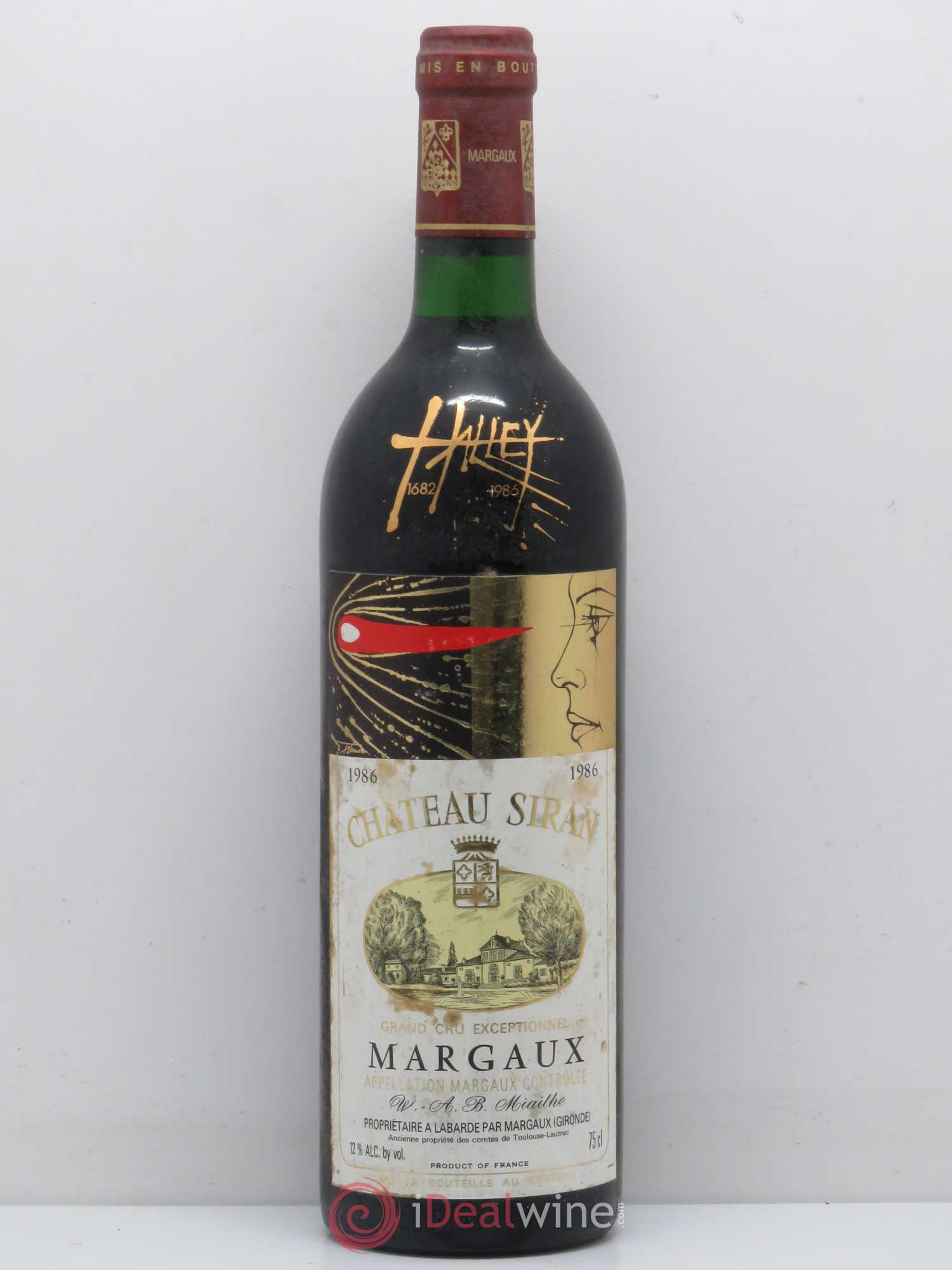 Château Siran 1986 - Lot de 1 bouteille - 0