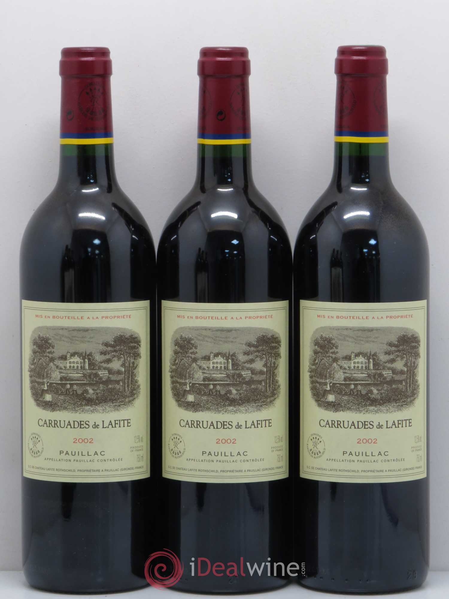 Carruades de Lafite Rothschild Second Vin 2002 - Lot de 6 bouteilles - 2
