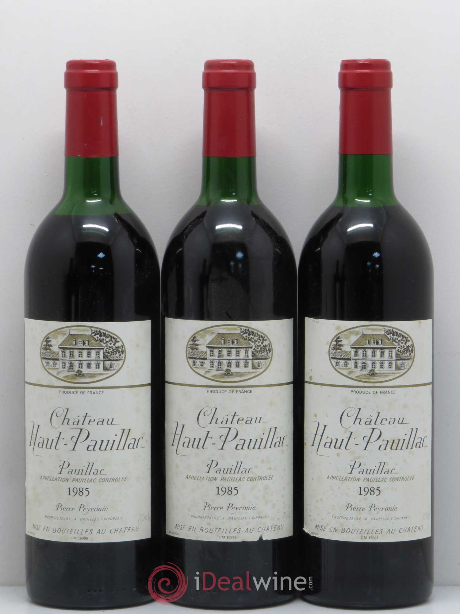 Pauillac Château Haut Pauillac (sans prix de réserve) 1985 - Posten von 6 Flaschen - 1