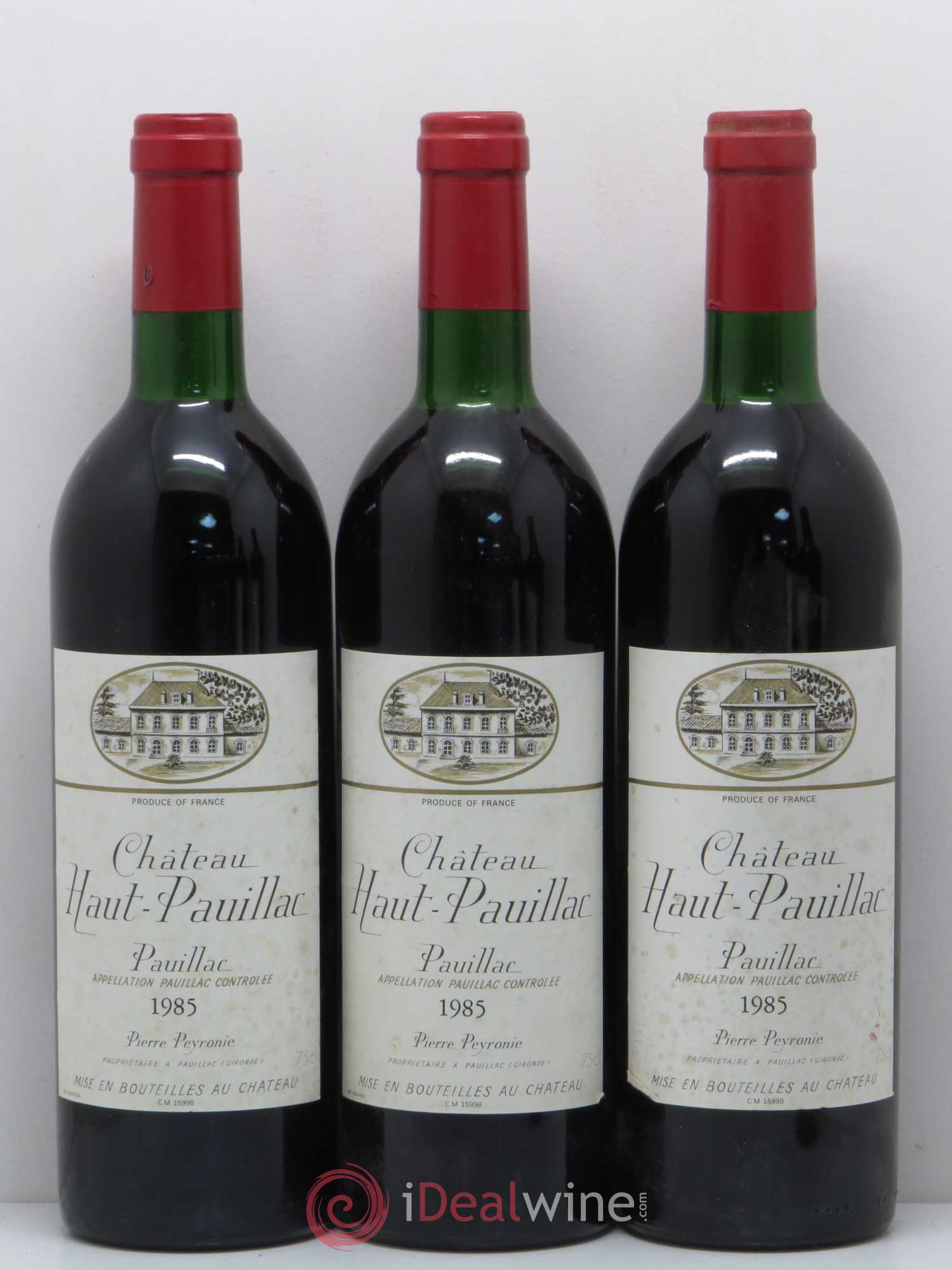 Pauillac Château Haut Pauillac (sans prix de réserve) 1985 - Posten von 6 Flaschen - 2
