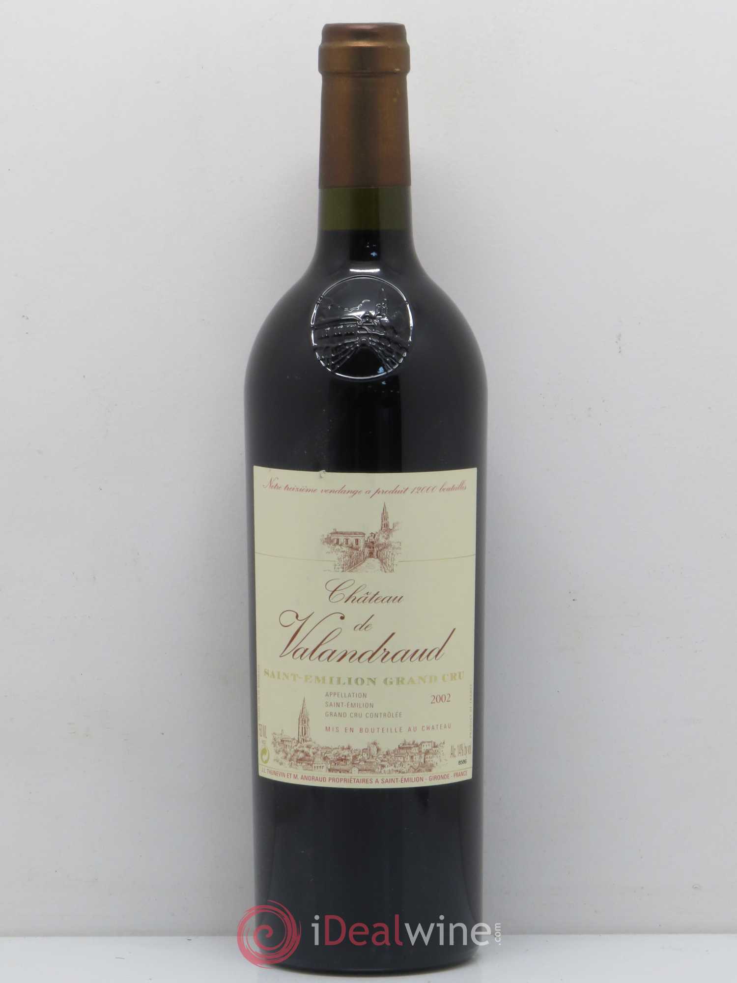 Château de Valandraud (sans prix de réserve) 2002 - Lot de 1 bouteille - 0