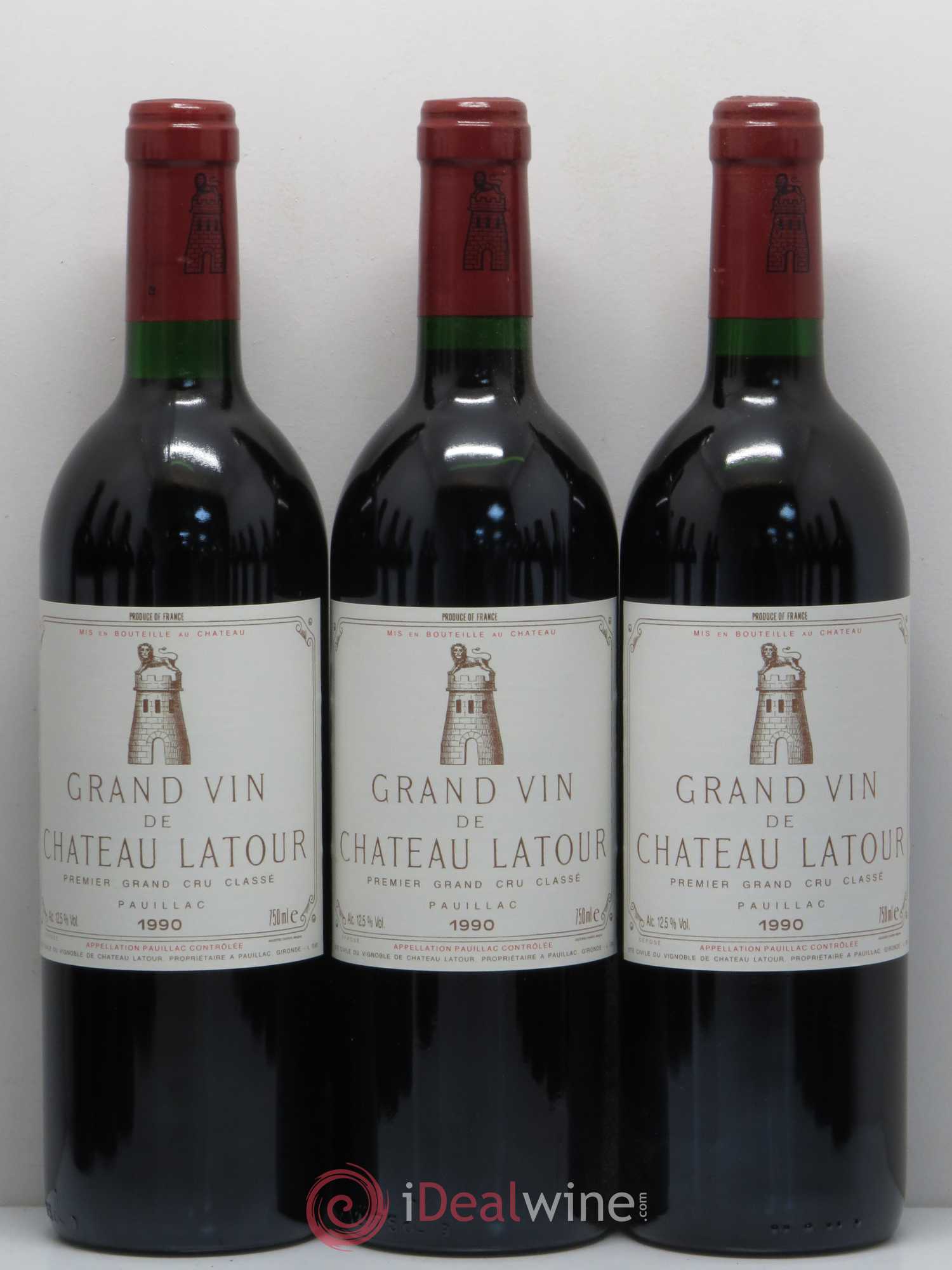 Château Latour 1er Grand Cru Classé 1990 - Lot de 12 bouteilles - 2