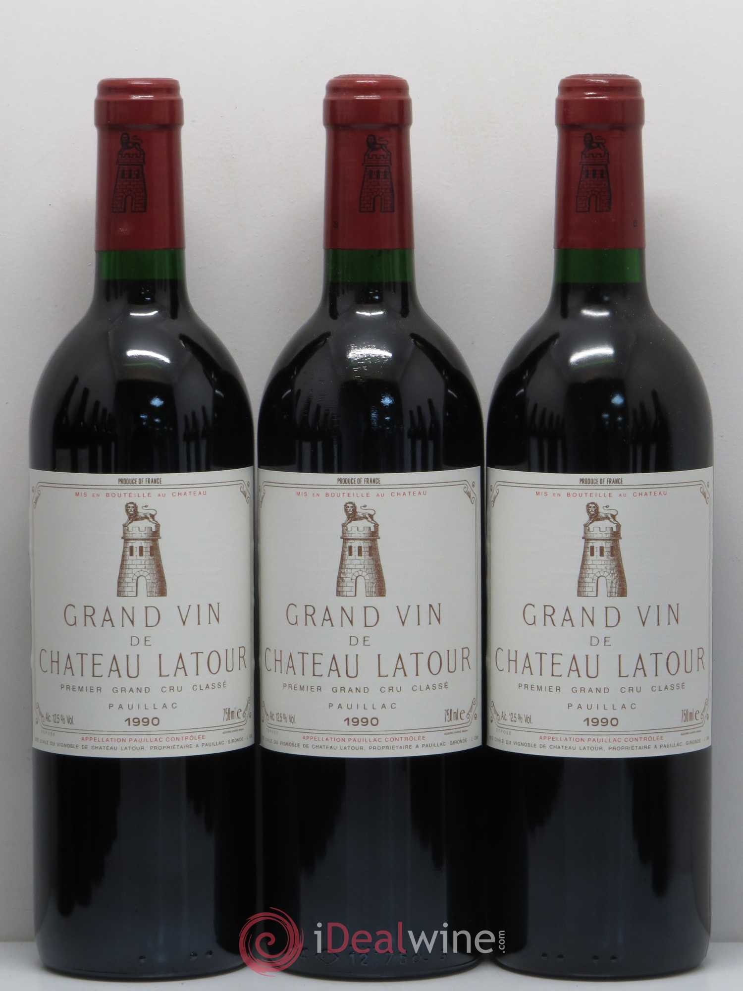 Château Latour 1er Grand Cru Classé 1990 - Lot de 12 bouteilles - 3
