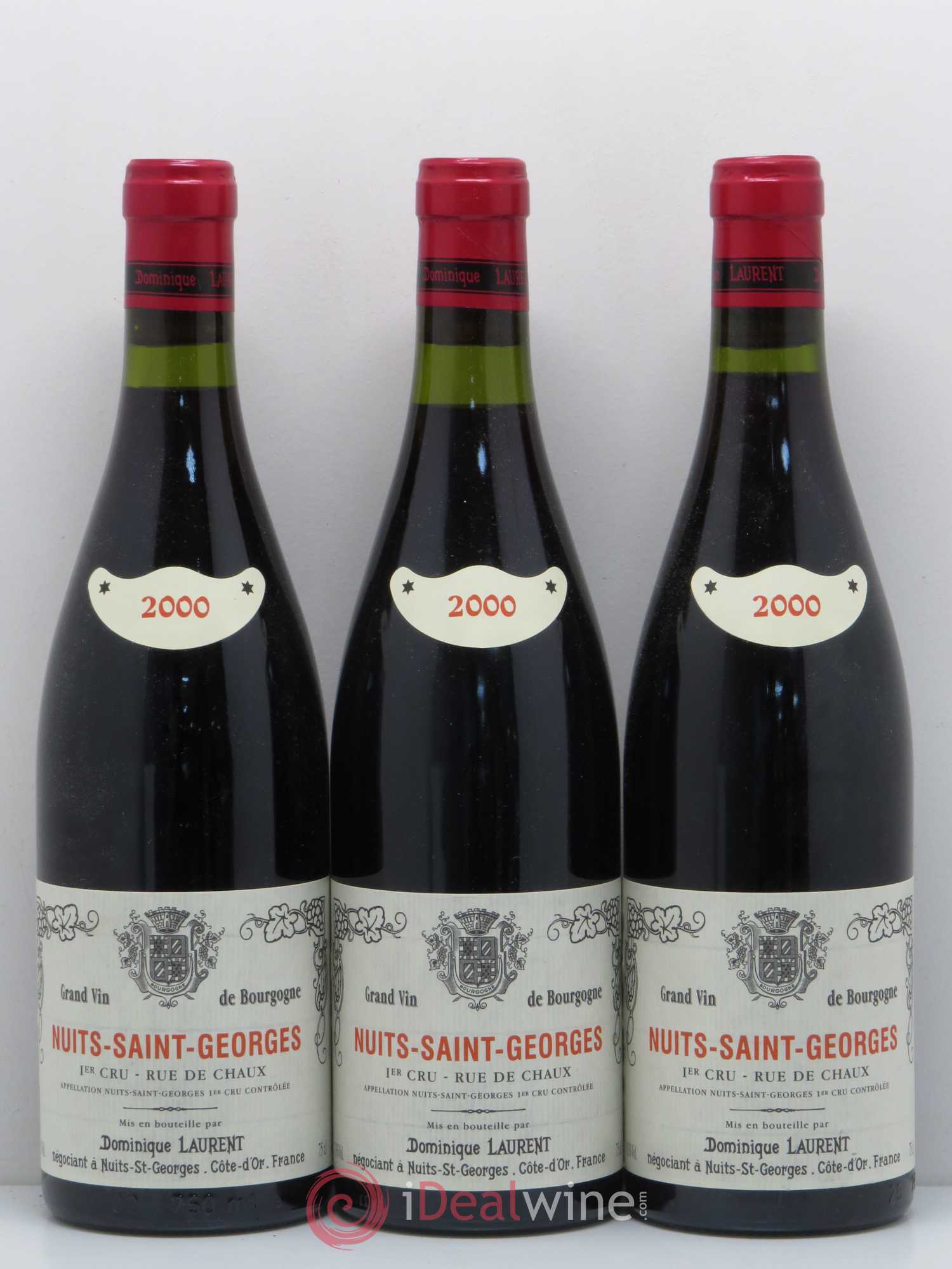 Nuits-Saint-Georges 1er Cru Rue de chaux Dominique Laurent (sans prix de réserve) 2000 - Lot de 6 bouteilles - 2