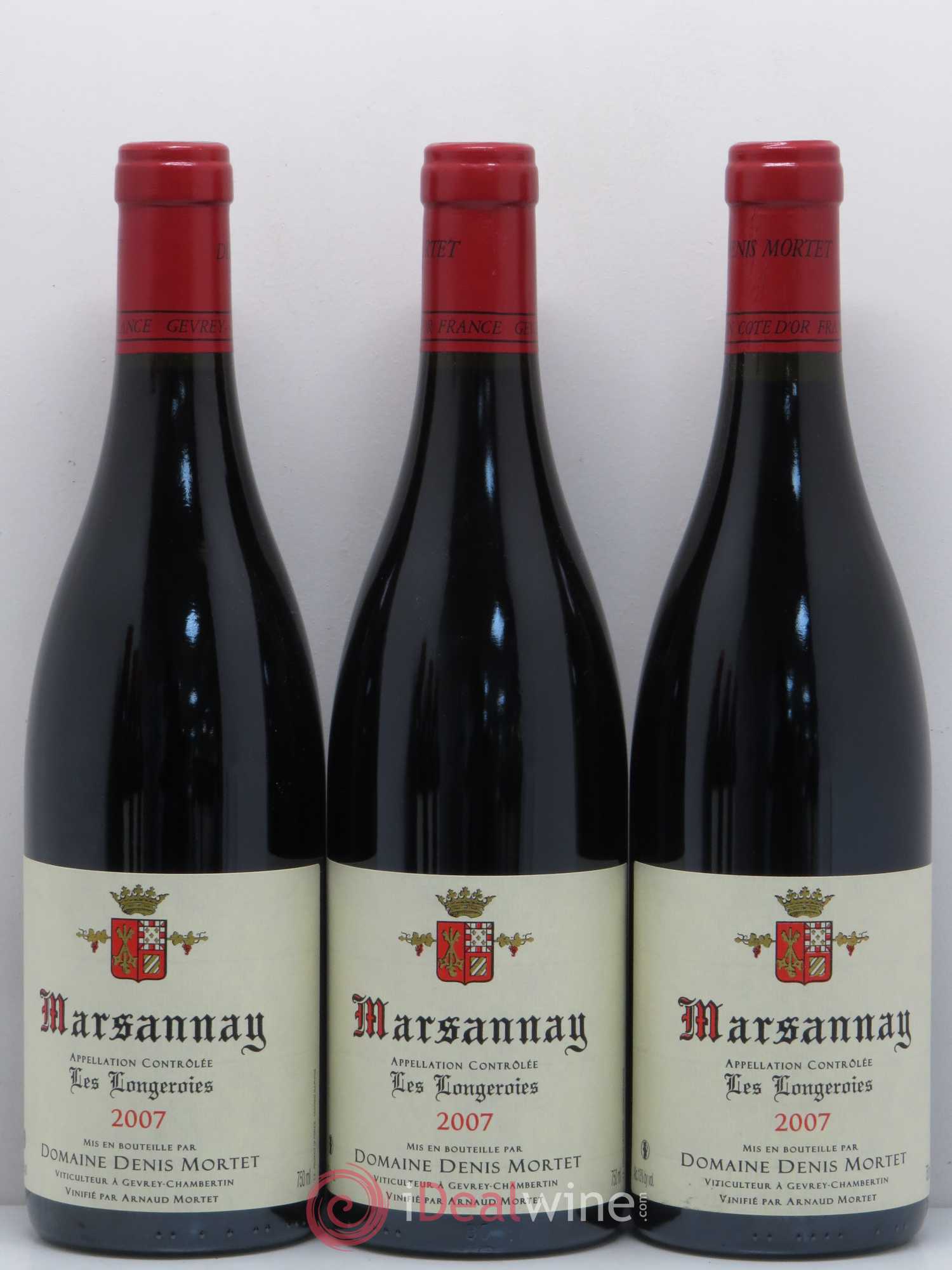 Marsannay Les Longeroies Denis Mortet (Domaine) 2007 - Lot de 6 bouteilles - 1