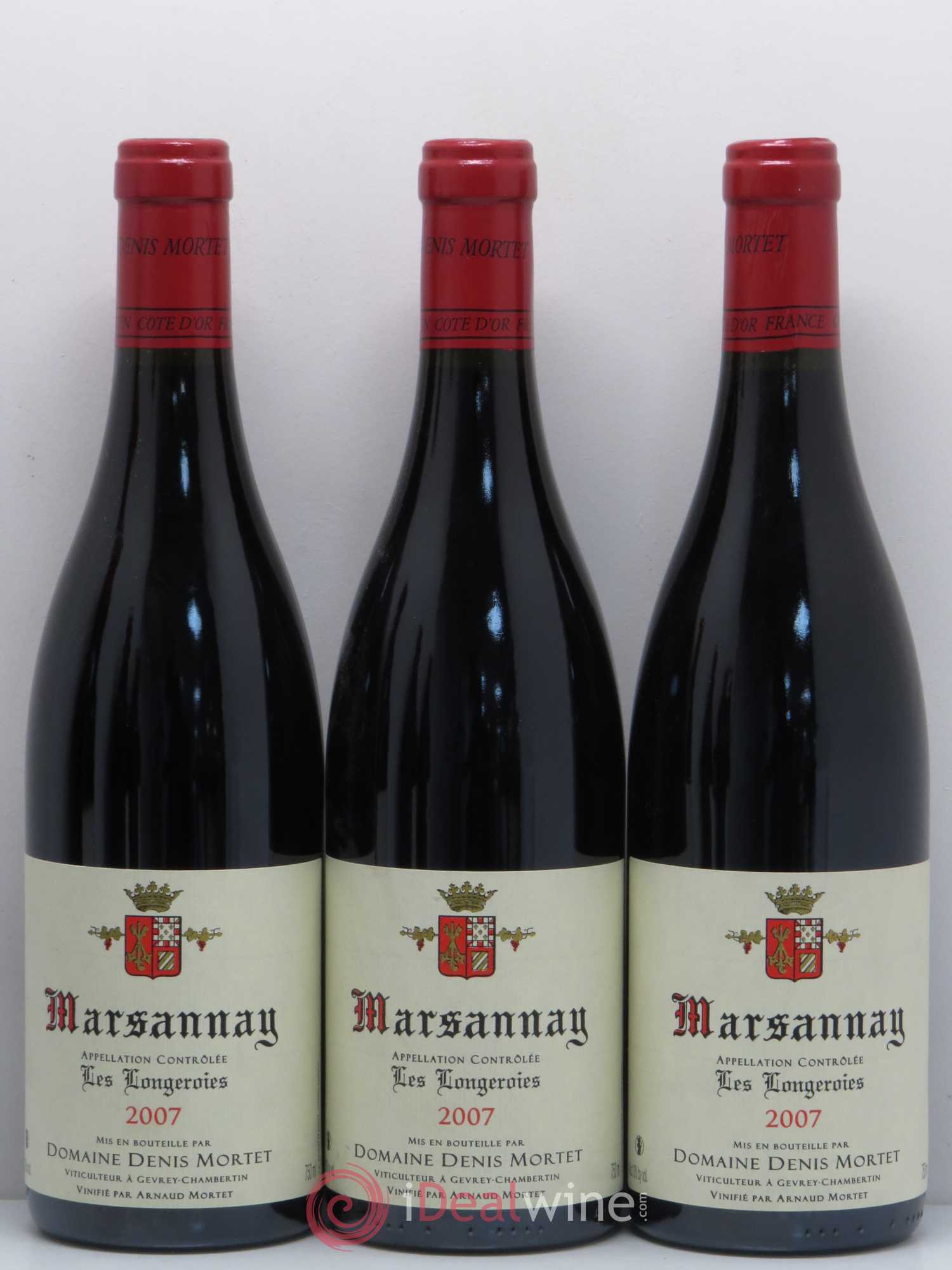 Marsannay Les Longeroies Denis Mortet (Domaine) 2007 - Lot de 6 bouteilles - 2