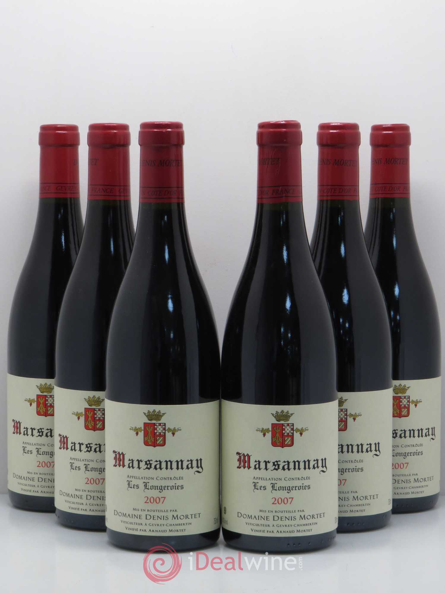Marsannay Les Longeroies Denis Mortet (Domaine) 2007 - Lot de 6 bouteilles - 0