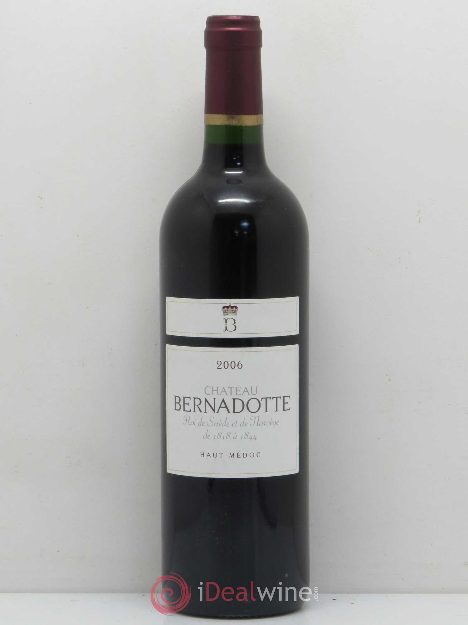 Château Bernadotte (sans prix de réserve) 2006 - Lot de 1 bouteille - 0