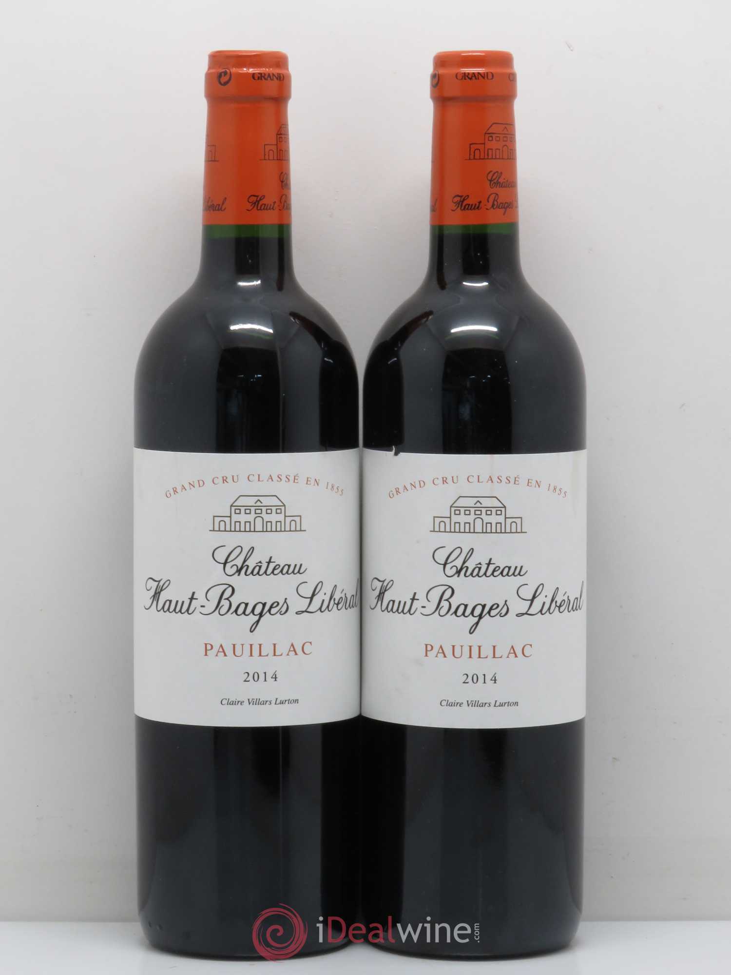 Château Haut Bages Libéral 5ème Grand Cru Classé 2014 - Lot de 2 bouteilles - 0