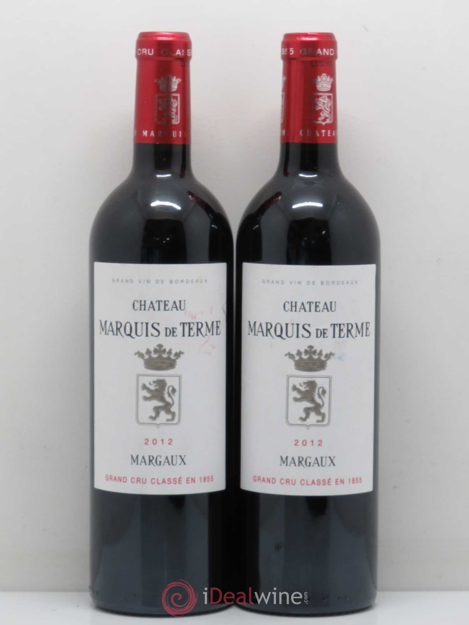 Château Marquis de Terme 4ème Grand Cru Classé 2012 - Lotto di 2 bottiglie - 0